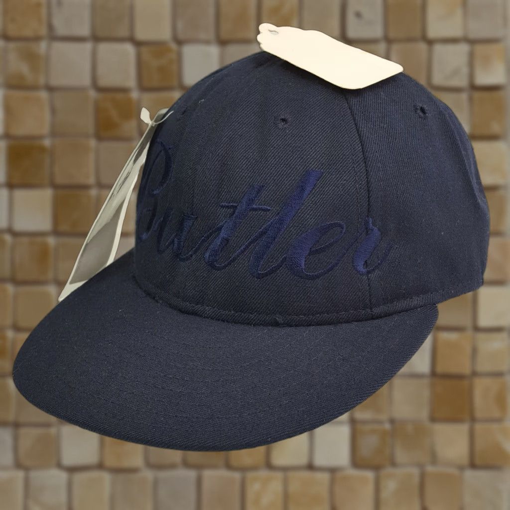 Vintage VTG Butler University Script Navy Blue Snapback Adjustable Hat Baseball Cap Size ONE SIZE - 1 Thumbnail