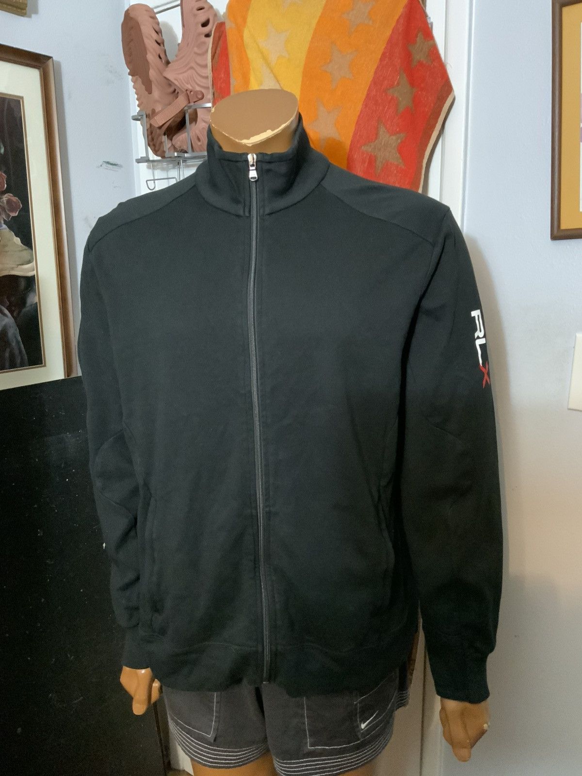 RLX Ralph Lauren Ralph Lauren RLX Sport Performance Black Zip Track Jacket Size US XL / EU 56 / 4 - 7 Thumbnail