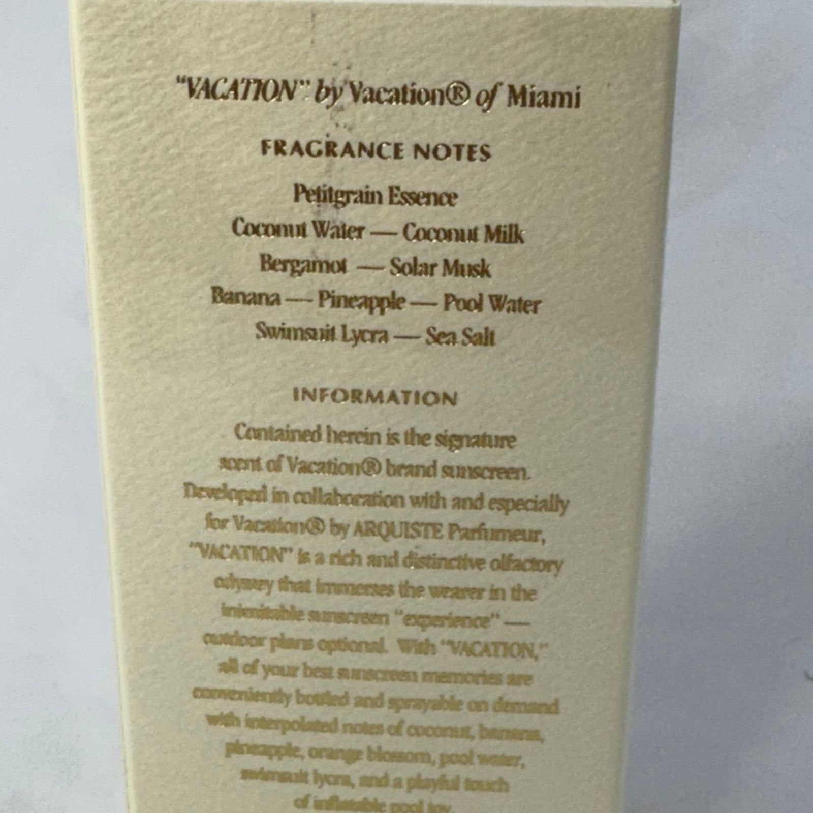 Vacation New! Unopened Vacation by Vacation perfume Size ONE SIZE - 5 Thumbnail