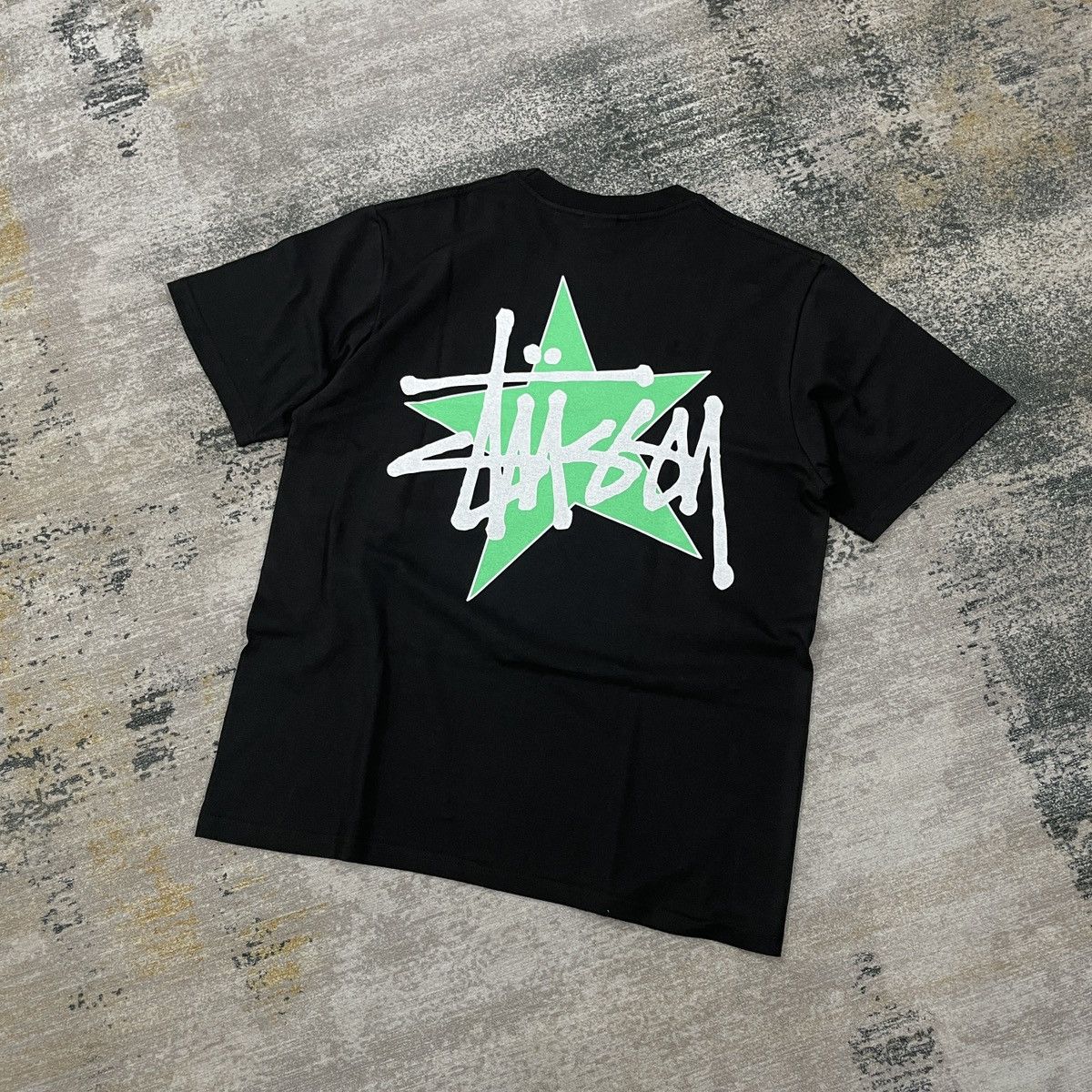 Stussy STAR PIG DYED TEE BLACK // XLARGE Size US XL / EU 56 / 4 - 1 Thumbnail