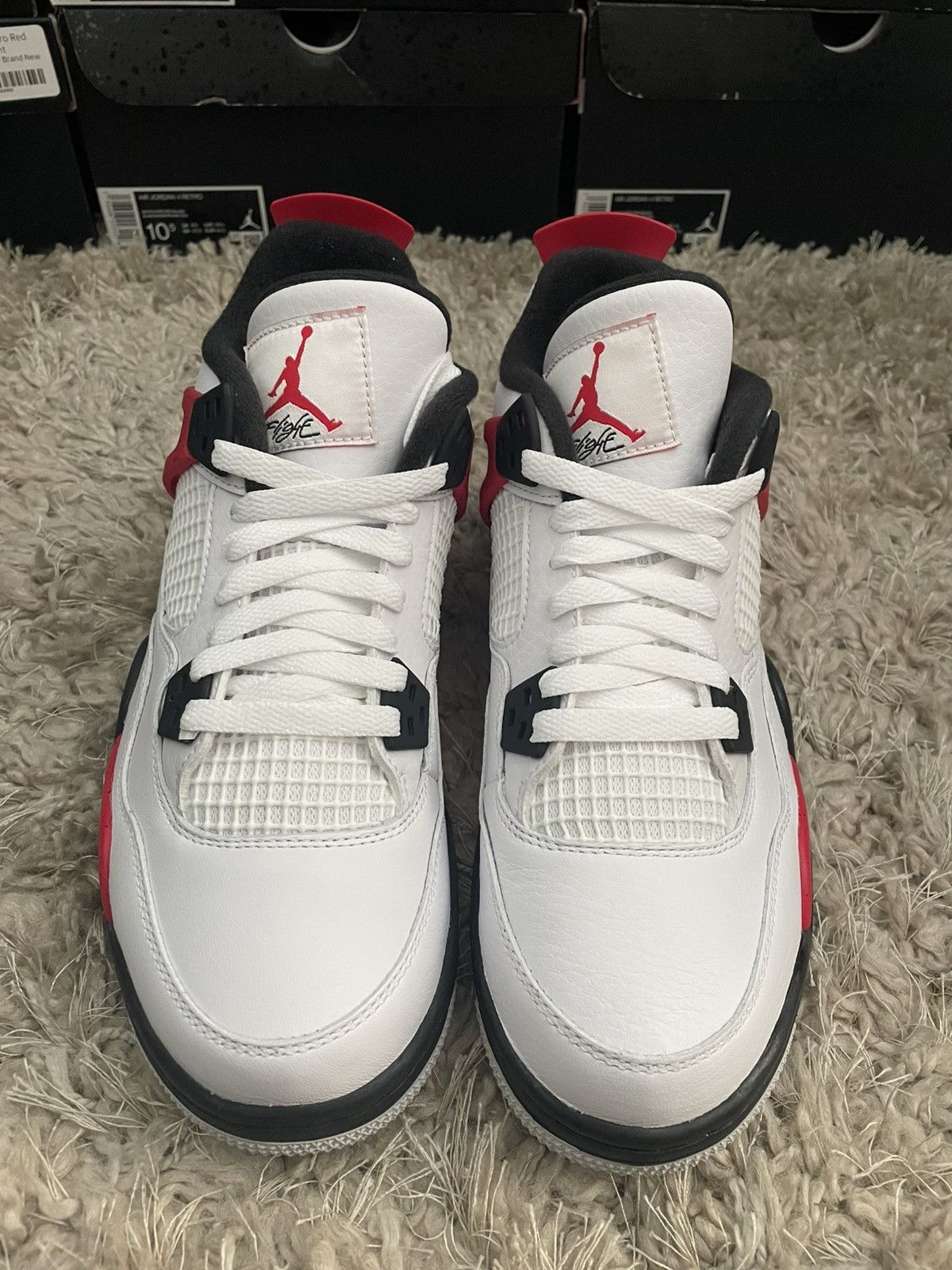 Jordan Brand Jordan 4 Red Cement Size US 6.5 / EU 39-40 - 4 Thumbnail