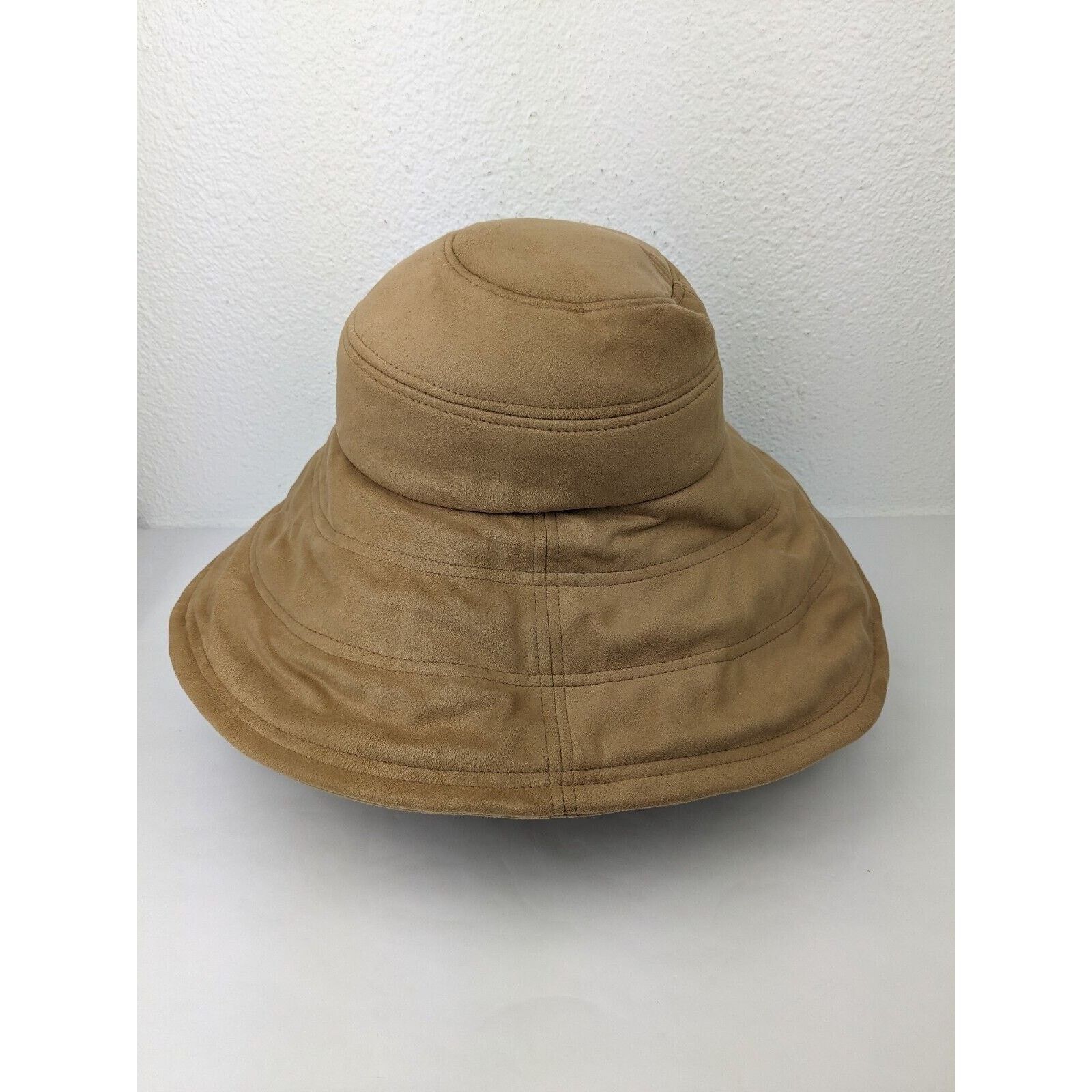 Other NWT KOKIN New York Floppy Packable Sun Hat Faux Suede Wide Size ONE SIZE - 4 Thumbnail