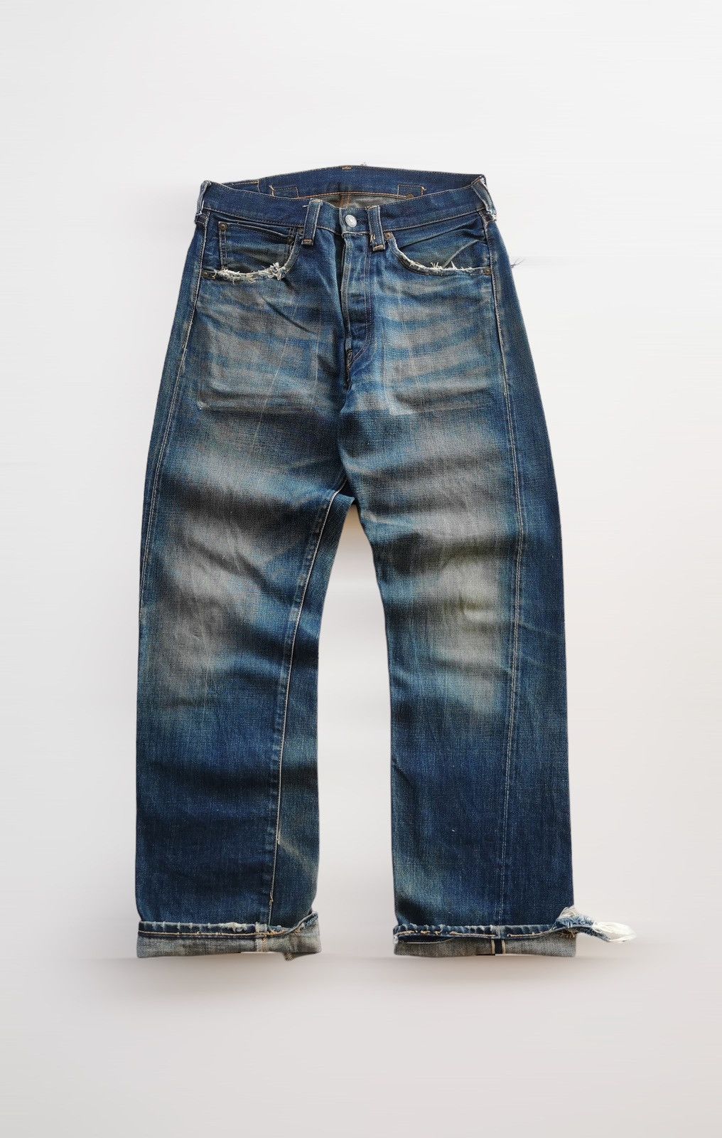 Levi's Levis Vintage Clothing Lot37501 Selvedge Denim Jeans Size US 30 / EU 46 - 2 Thumbnail