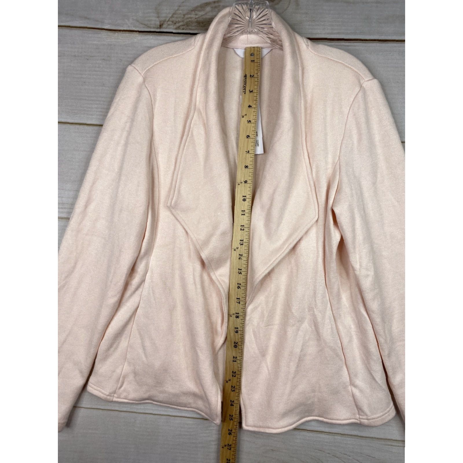 BB Dakota BB Dakota Cardigan Womens M Pink Open Front Knit Wool Blend NWT Size M / US 6-8 / IT 42-44 - 4 Thumbnail