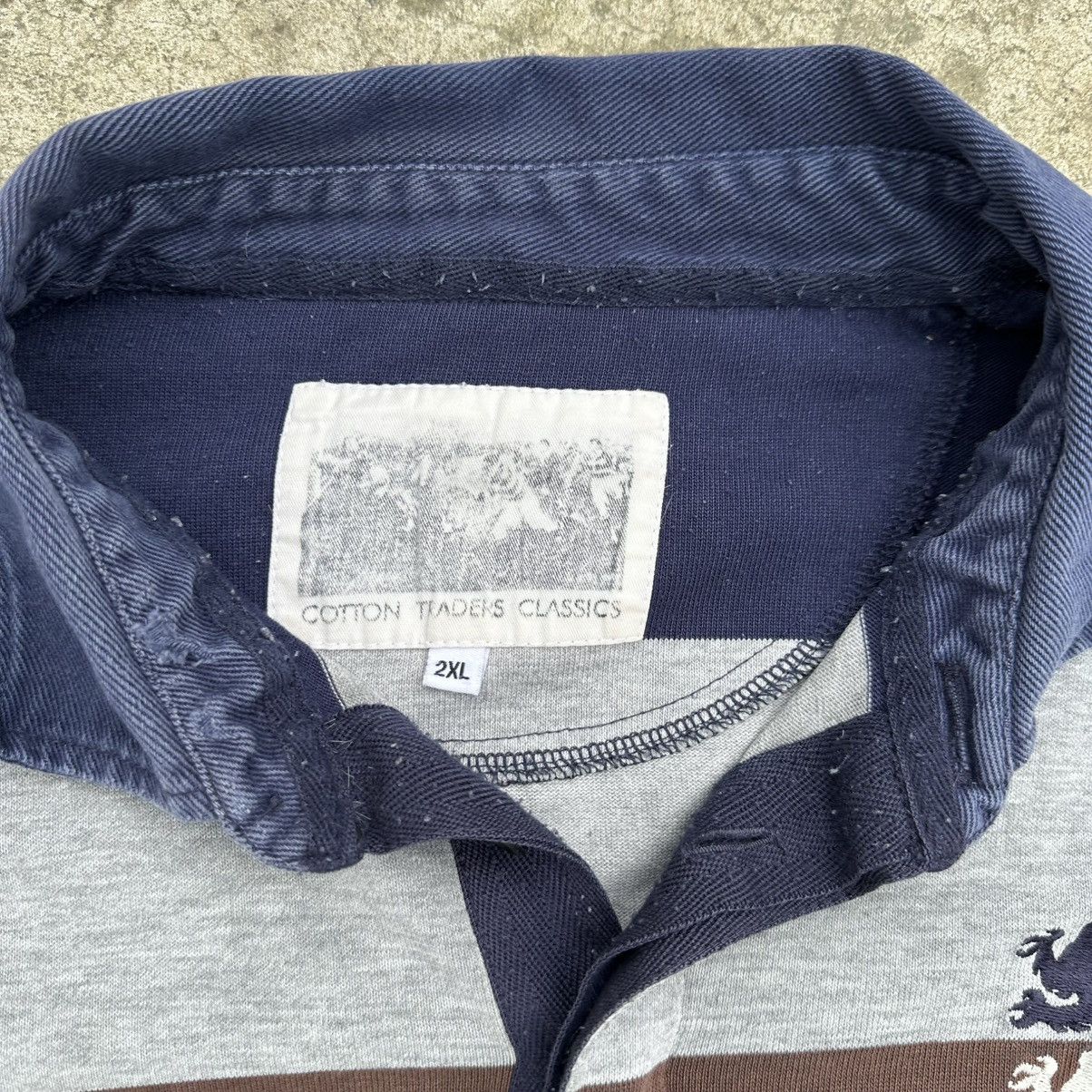 New England Outerwear Vintage England Cotton Long-sleeve T-shirts Rugby Size XXL Size US XXL / EU 58 / 5 - 7 Thumbnail