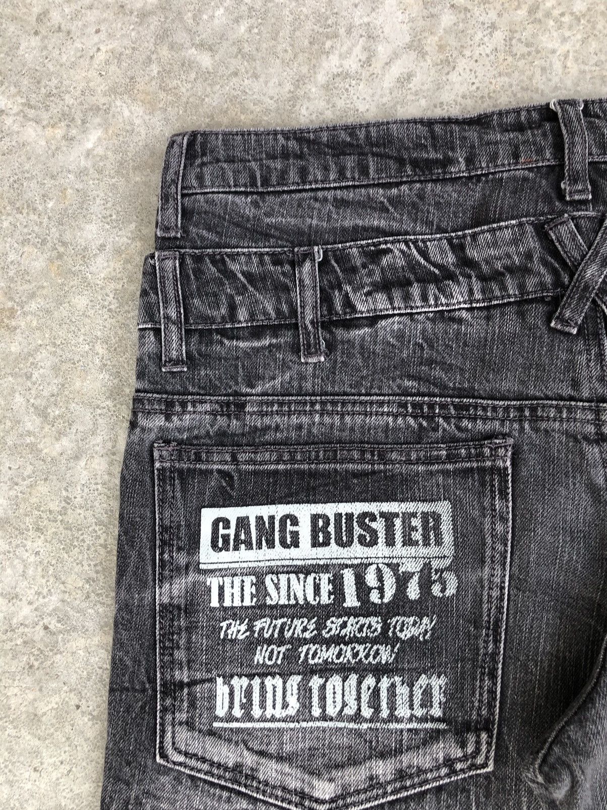 Hysteric Glamour Japanese Double Focus Double Waist Distressed Jeans Size US 33 - 16 Thumbnail
