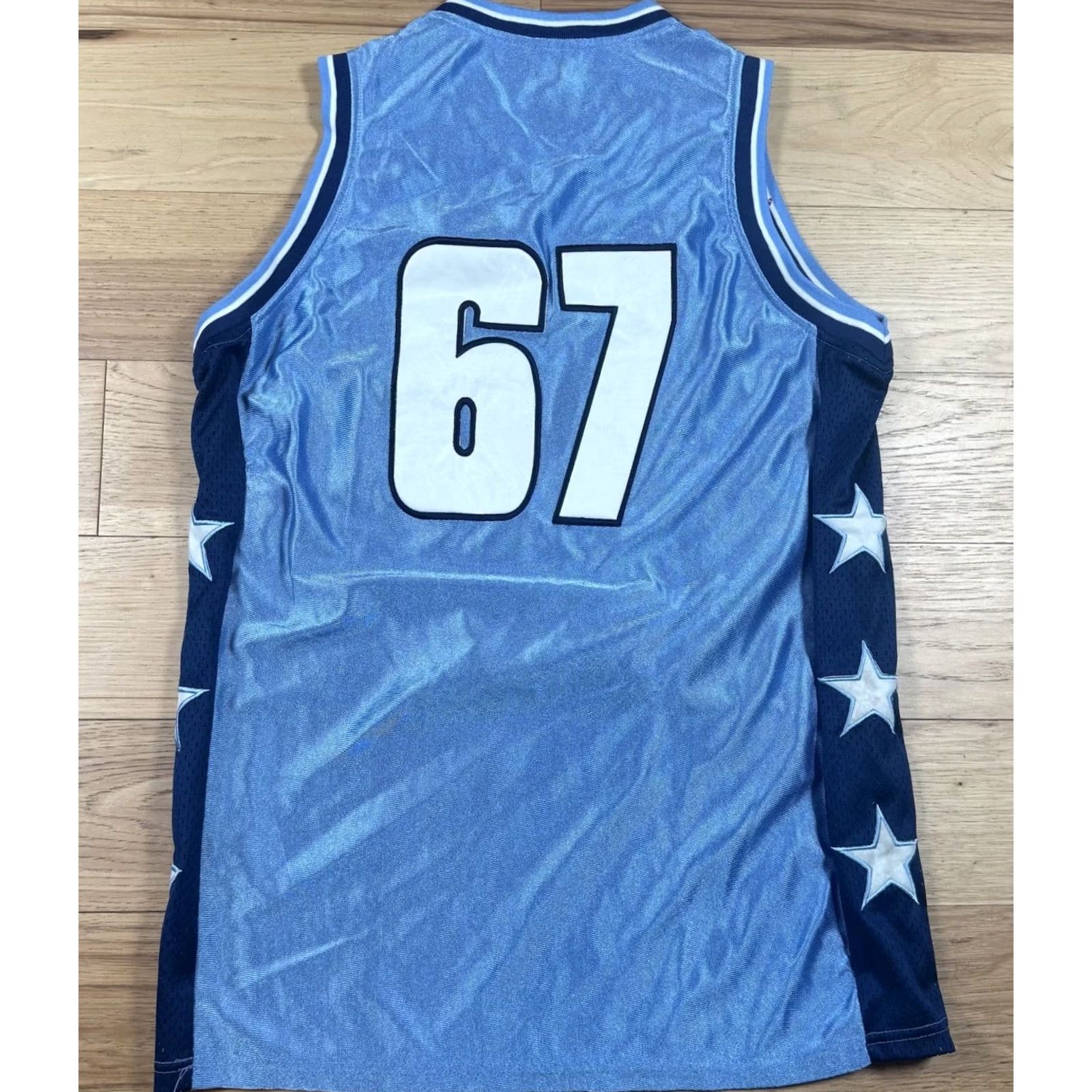 Vintage VINTAGE Kenpo Basketball Jersey Tank Mens Small Los Angeles #67 Powder Blue Blue Size US S / EU 44-46 / 1 - 6 Thumbnail