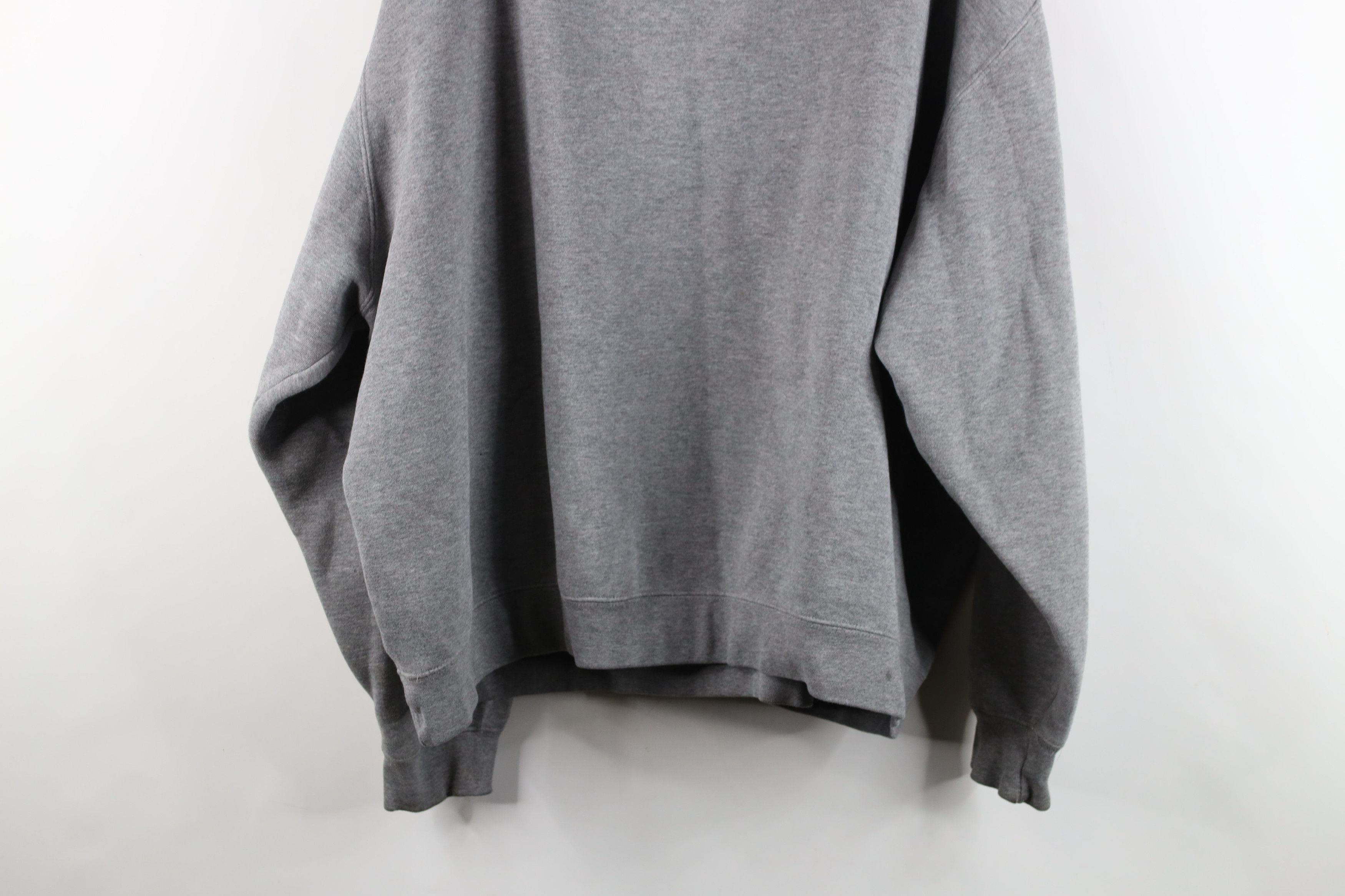 Vintage Vintage 90s Spell Out University of Michigan Hoodie Gray Size US XXL / EU 58 / 5 - 15 Thumbnail