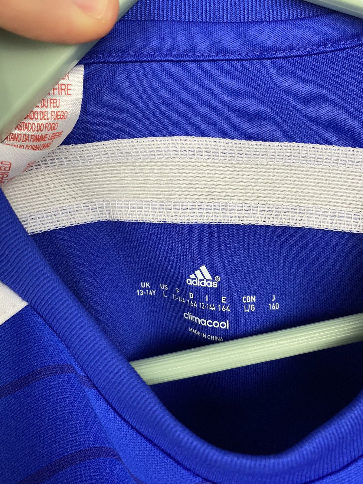 Adidas Chelsea London 2014 2015 Home Football Jersey PSG Arsenal Size US XS / EU 42 / 0 - 8 Thumbnail