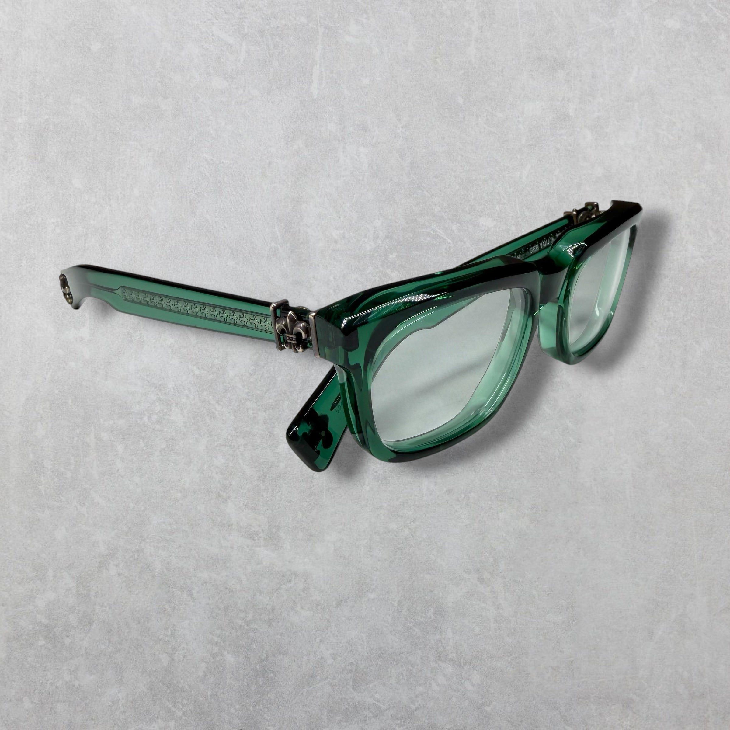 Chrome Hearts Chrome Hearts See You In Tea Marine Green Glasses Size ONE SIZE - 2 Thumbnail