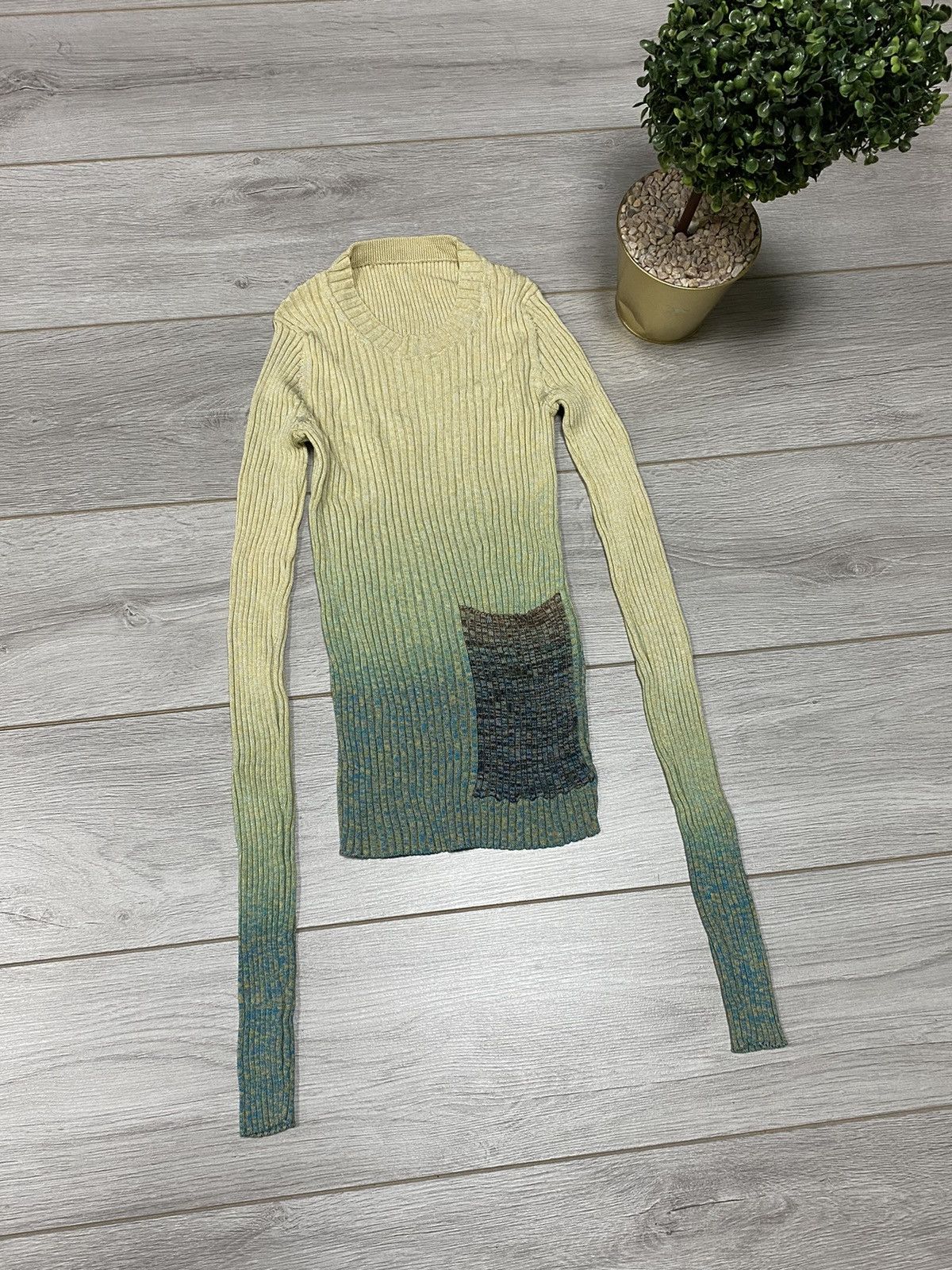 Acne Studios Acne Studios Rasha Mouline pocket gradient sweater Size XS / US 0-2 / IT 36-38 - 3 Thumbnail
