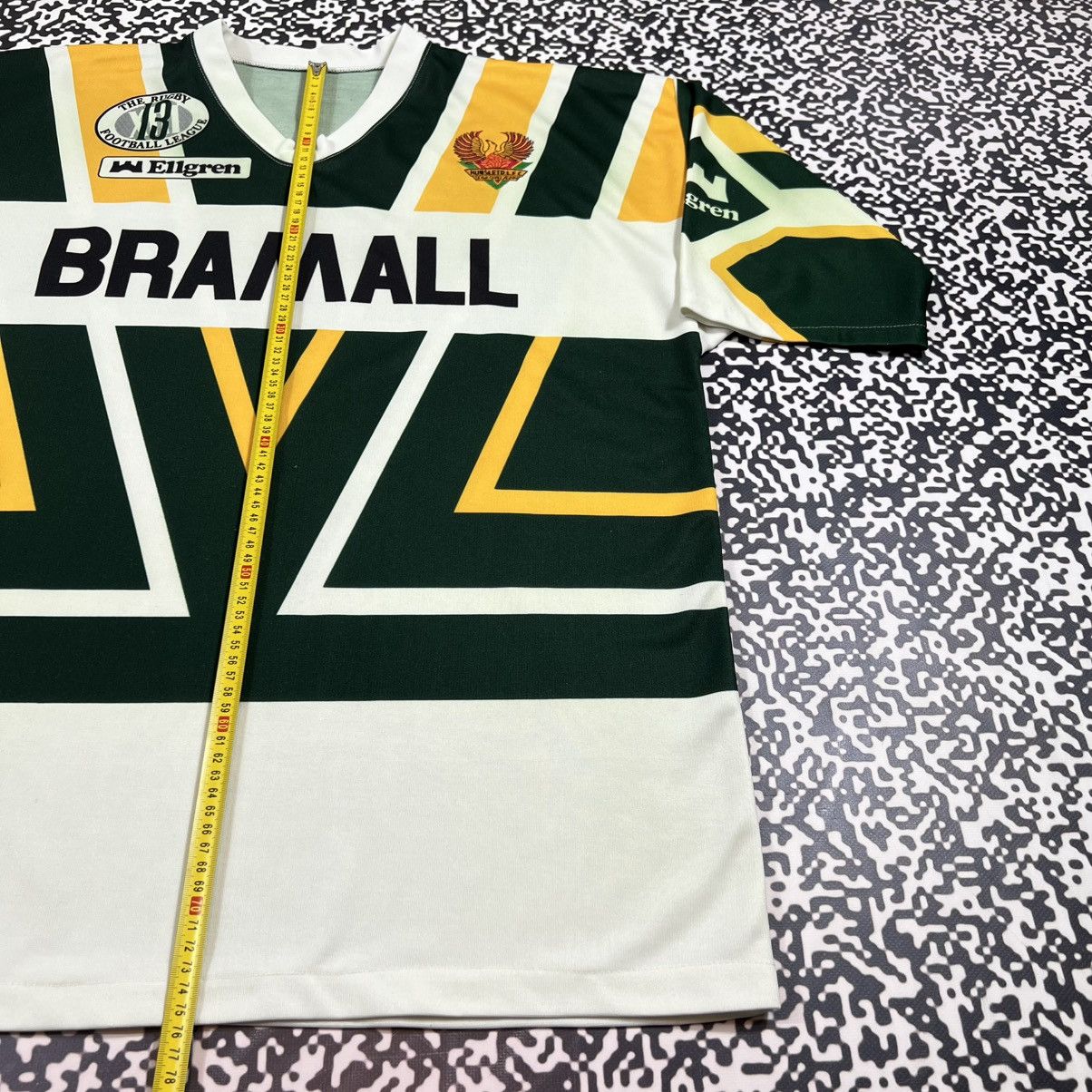 Vintage Vintage 90s Hunslet RLFC Northampton Town FC Rugby Jersey Size US L / EU 52-54 / 3 - 24 Thumbnail