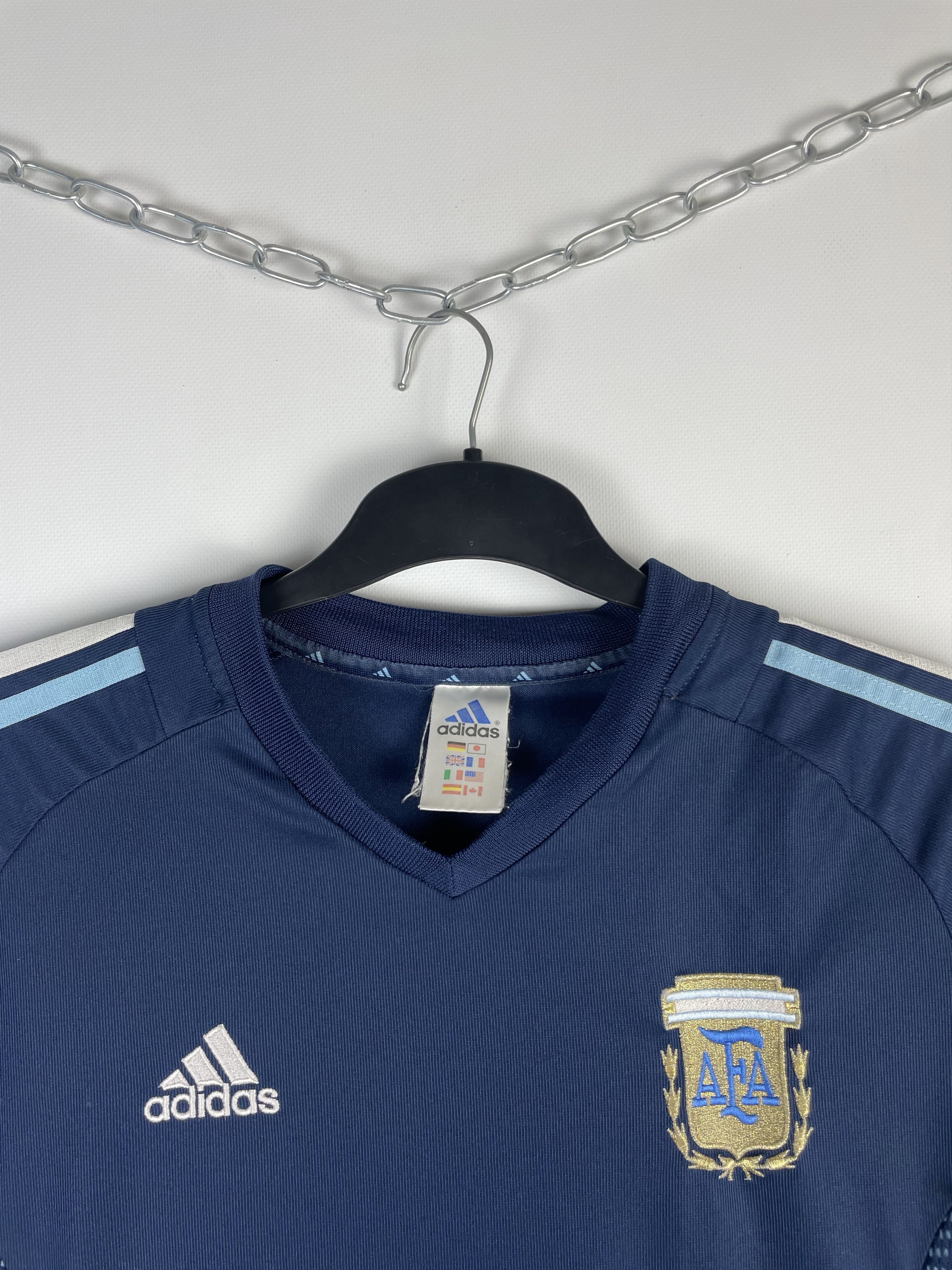 Adidas Vintage adidas Argentina away jersey Size US L / EU 52-54 / 3 - 4 Thumbnail