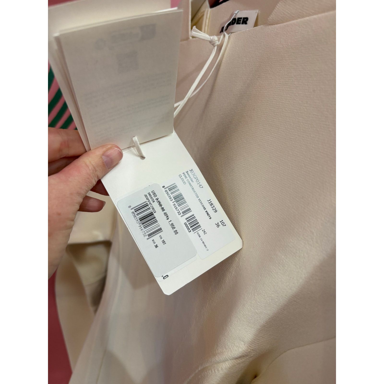 Jil Sander Jil Sander Long Sleeve Sweater NWT Size 36 Size XS / US 0-2 / IT 36-38 - 10 Thumbnail