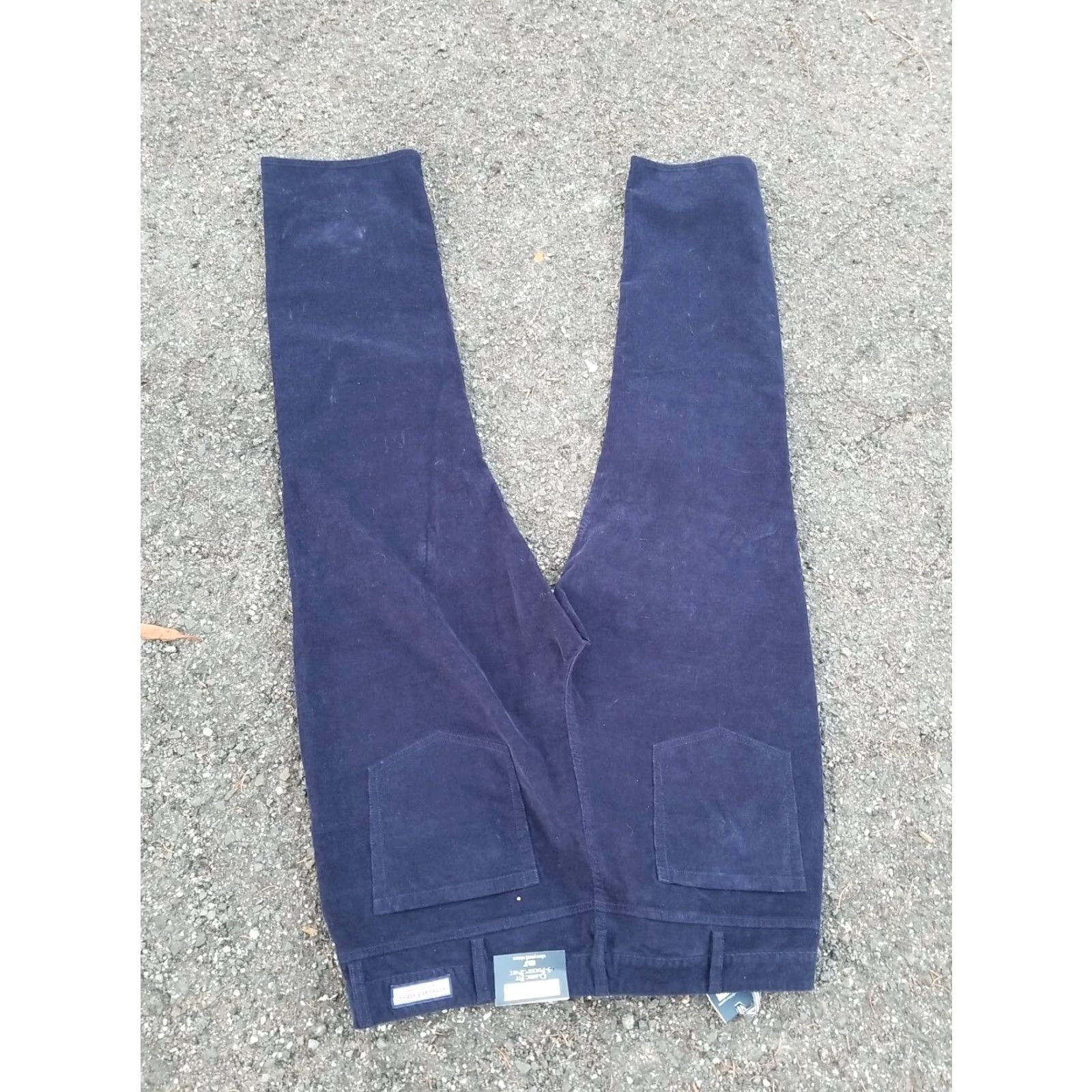 Vineyard Vines Vineyard Vines Pants Slim Fit Corduroy Navy Blue 40x32 Men’s NWT Breaker Flat Front Cotton Blend Holiday Christmas Mens Size US 40 / EU 56 - 3 Thumbnail