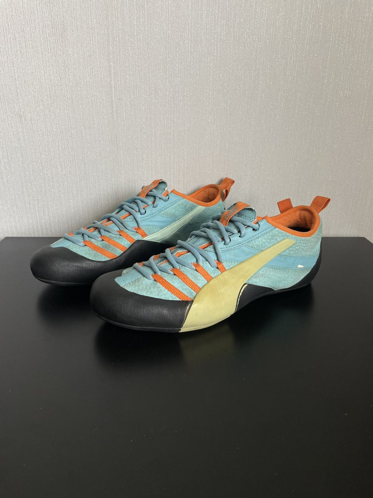 Puma Speedcat Suede Trainers Mountain Shoes Y2K in Black Blue Orange Men s Size 8