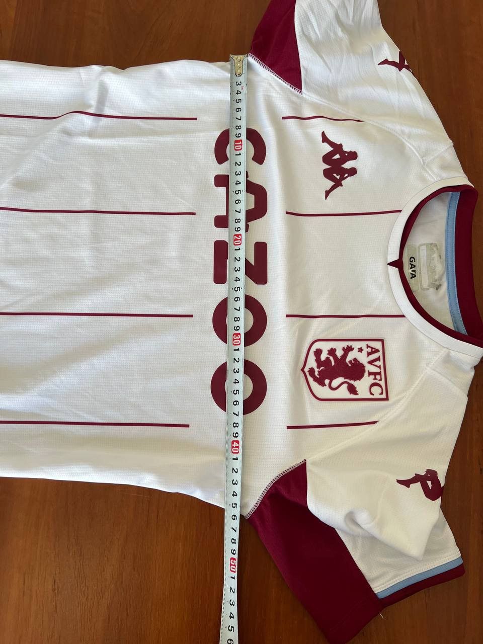 Kappa 2021/22 ASTON VILLA AWAY SOCCER JERSEY FOOTBALL SHIRT SIZE S Size US S / EU 44-46 / 1 - 15 Thumbnail