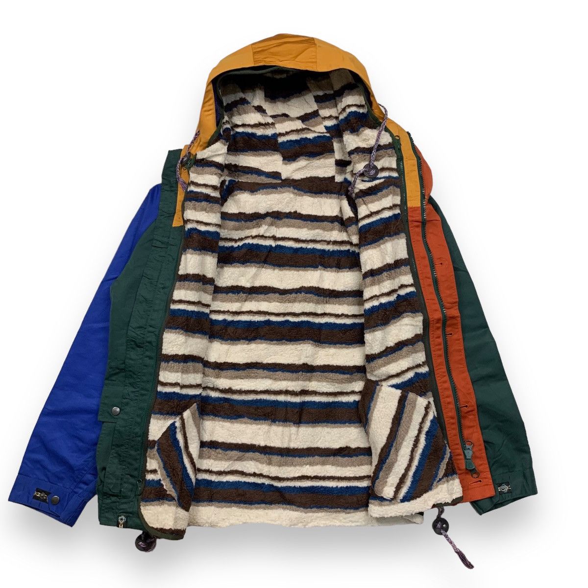 Japanese Brand Power to the people multi color colorblock jacket Size US L / EU 52-54 / 3 - 3 Thumbnail