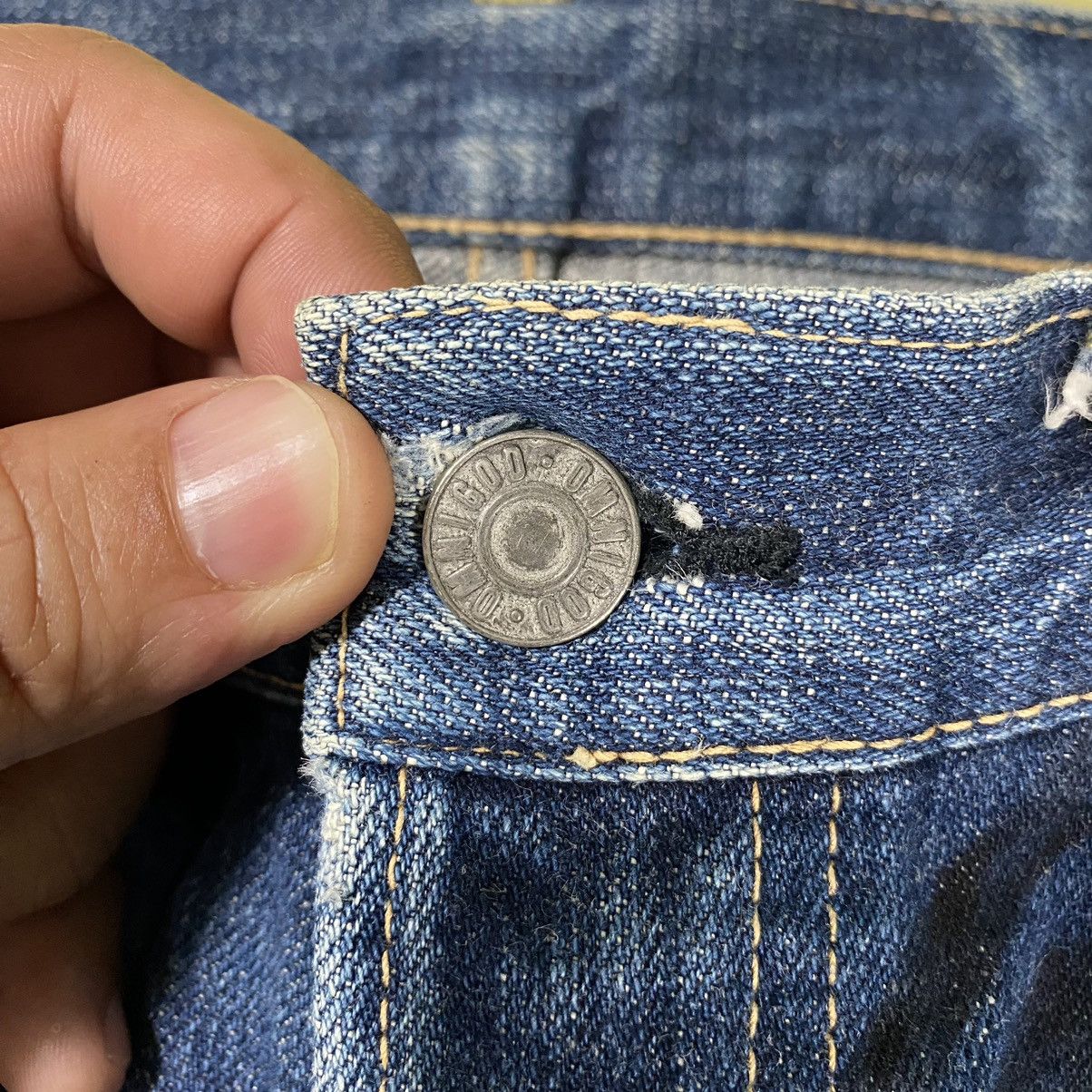 If Six Was Nine × Le Grande Bleu (L.G.B.) × OMNIGOD Omnigod Selvedge Jeans Doodle Design Size US 32 / EU 48 - 8 Thumbnail