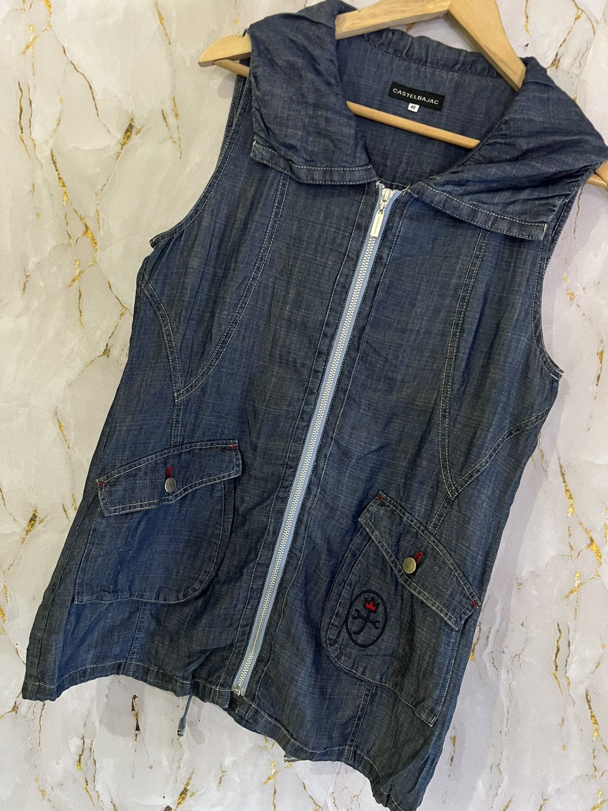 Jean Charles De Castelbajac Castelbajac Vest – Rare Artistic Designer Piece🔥 Size US M / EU 48-50 / 2 - 7 Thumbnail