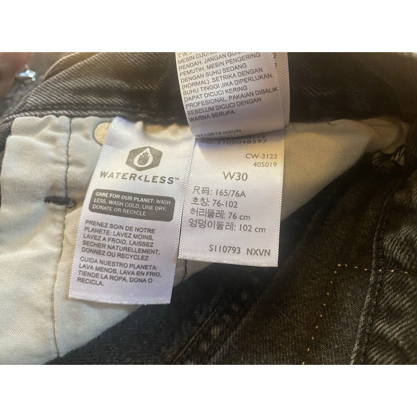 Levi's Levi’s Size W30 501 Jean Shorts Button Fly Black Size 30" / US 8 / IT 44 - 6 Thumbnail
