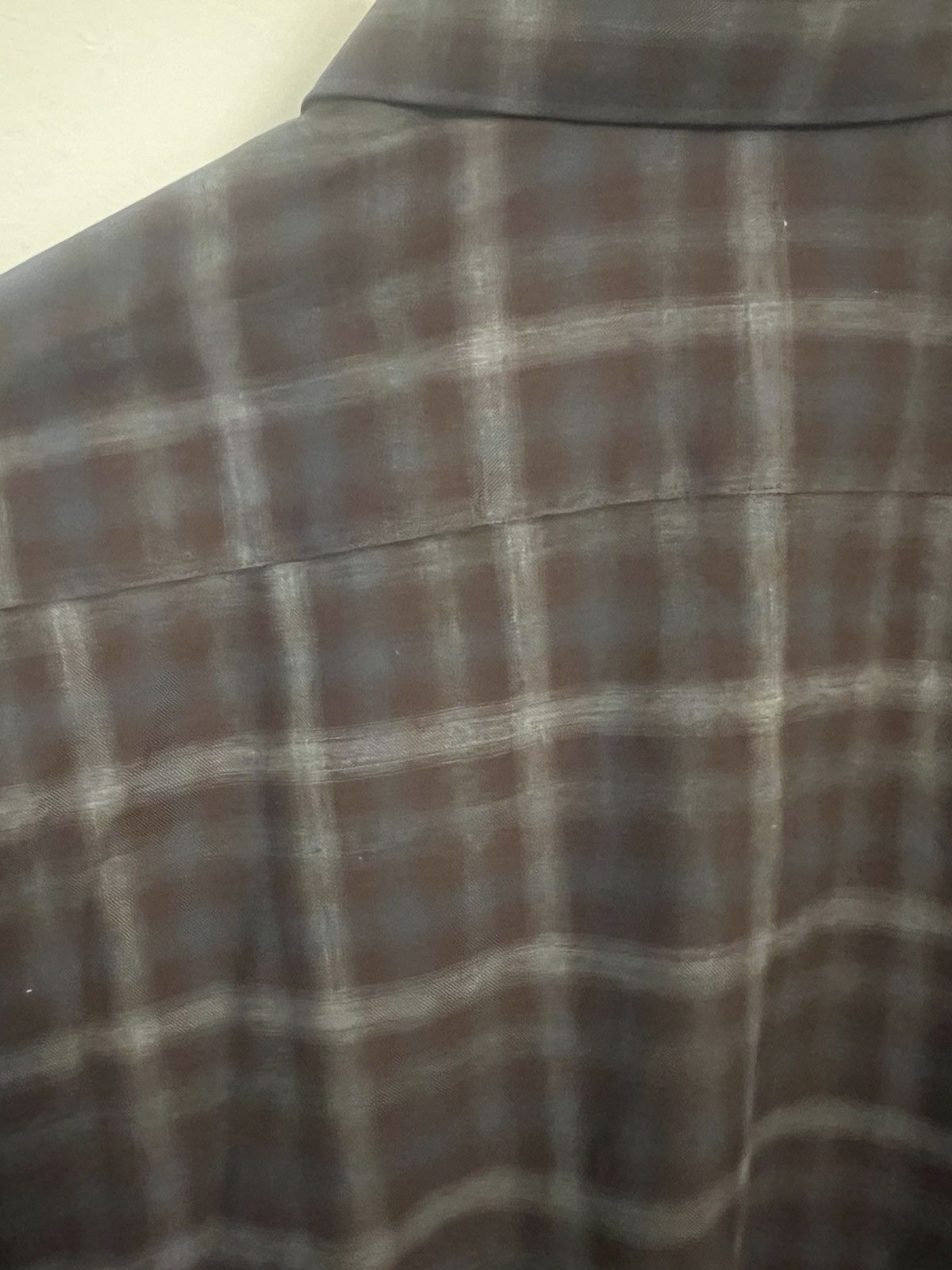 Ermenegildo Zegna Ermenegildo Zegna Check Button Up Shirt M Size US M / EU 48-50 / 2 - 7 Thumbnail