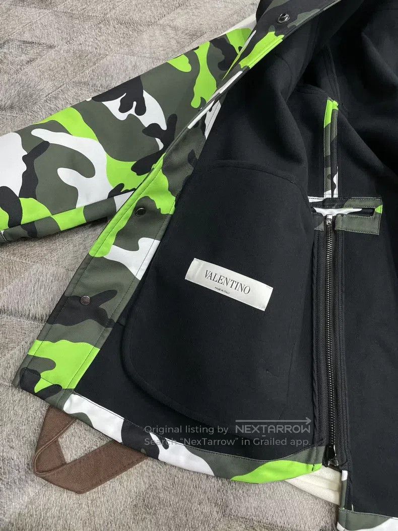 Valentino Valentino Army green camouflage parka trench coat Size US M / EU 48-50 / 2 - 4 Thumbnail