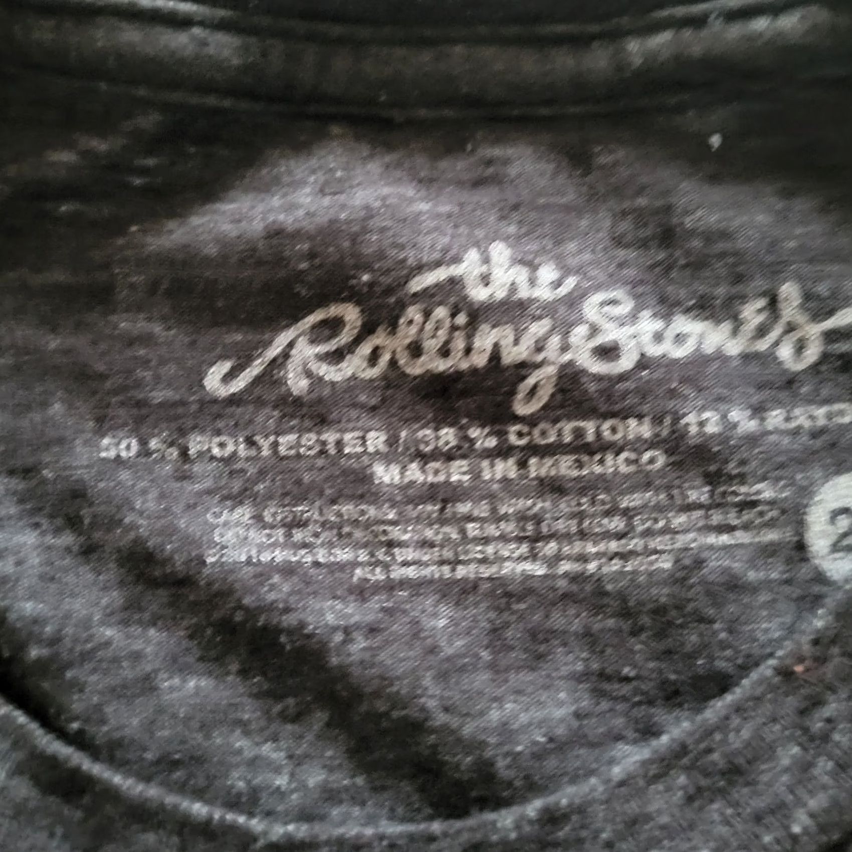 Vintage The Rolling Stones Top Shirt Womens 2X Gray Short Sleeve Jersey Classic Casual Size XXL / US 16-18 / IT 52-54 - 4 Thumbnail
