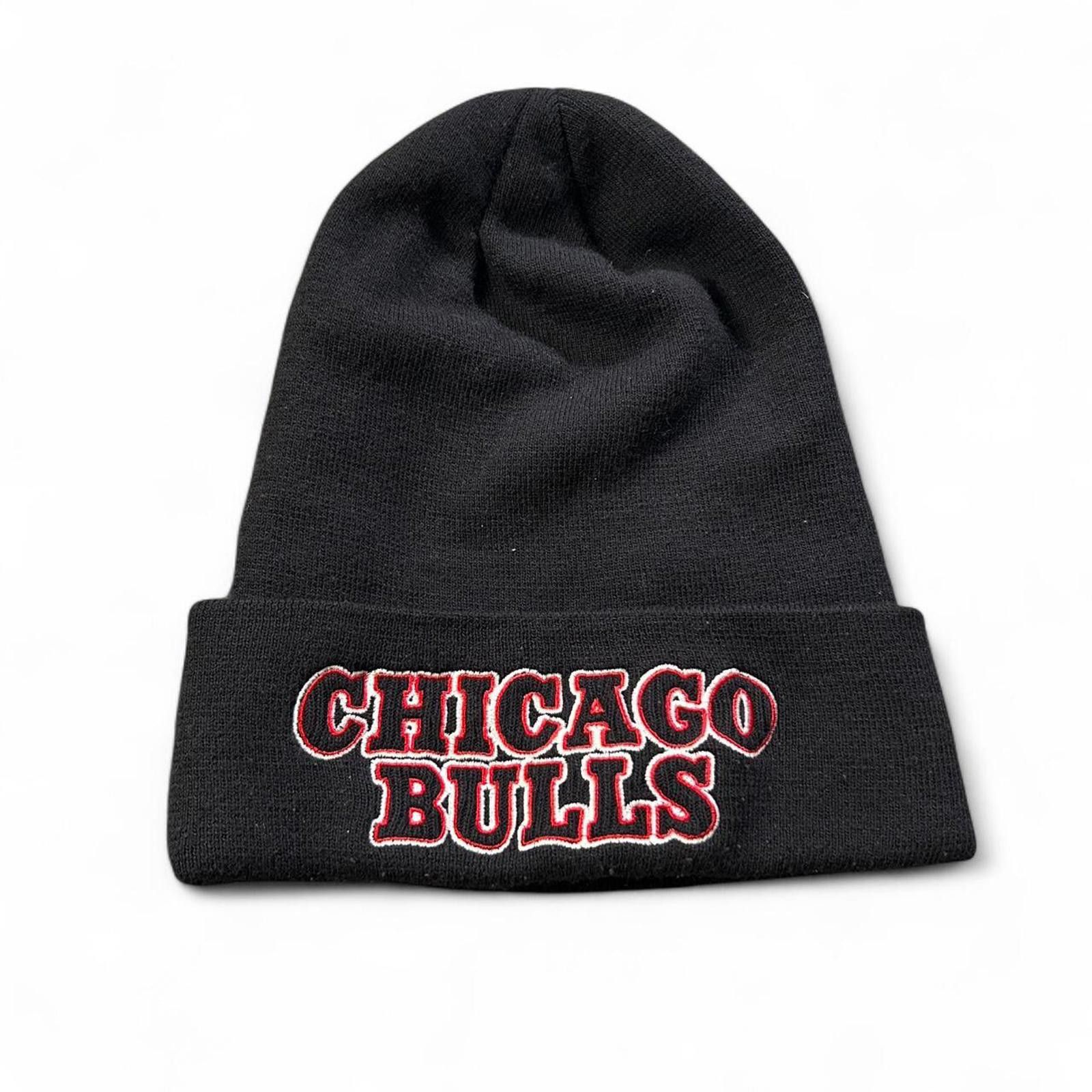 Adidas 90’s Chicago Bulls Adidas Black Beanie Size ONE SIZE - 1 Thumbnail