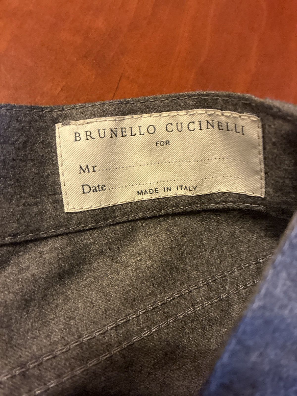 Brunello Cucinelli Brunello Cucinelli 5 Pocket Wool Pants New EU46/US30 Size US 30 / EU 46 - 5 Thumbnail