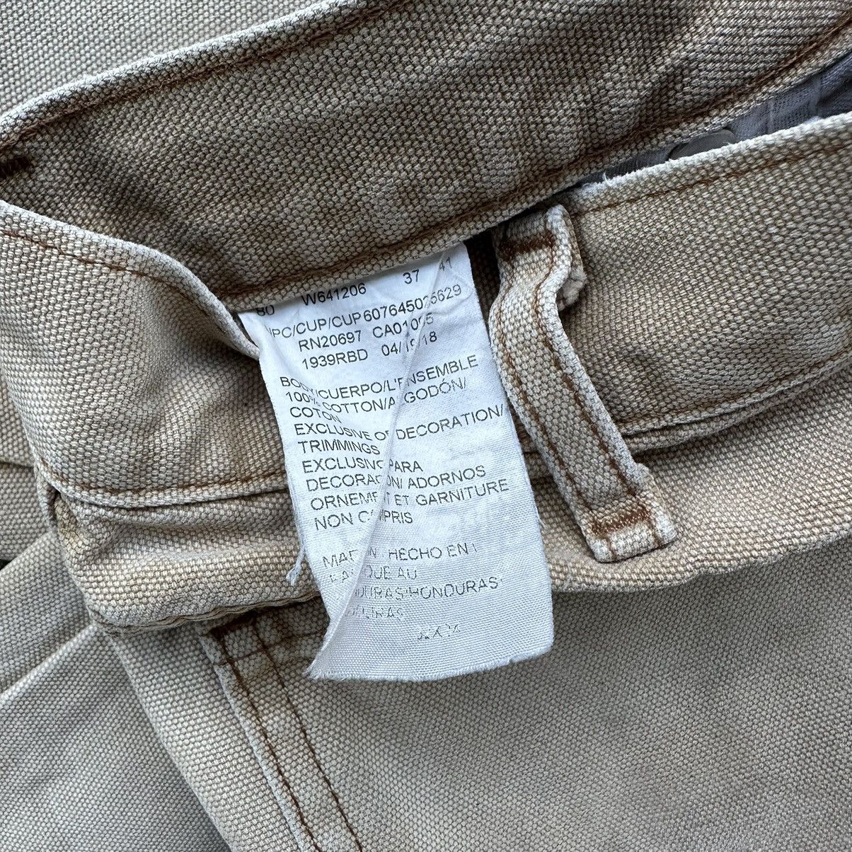 Carhartt × Dickies (32x32) Crazy Sun Faded Dickies Carpenter Pants Brown/Tan Size US 32 / EU 48 - 4 Thumbnail