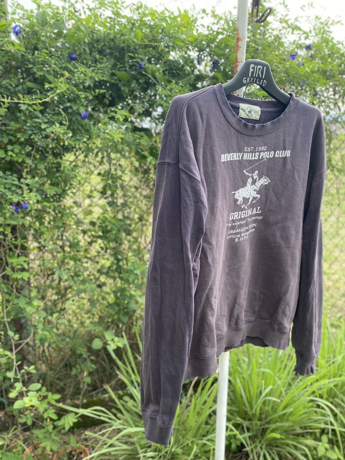 Beverly Hills Polo Club × Vintage Vintage Beverly Hills Polo Club Faded Sweater Size US XL / EU 56 / 4 - 5 Thumbnail