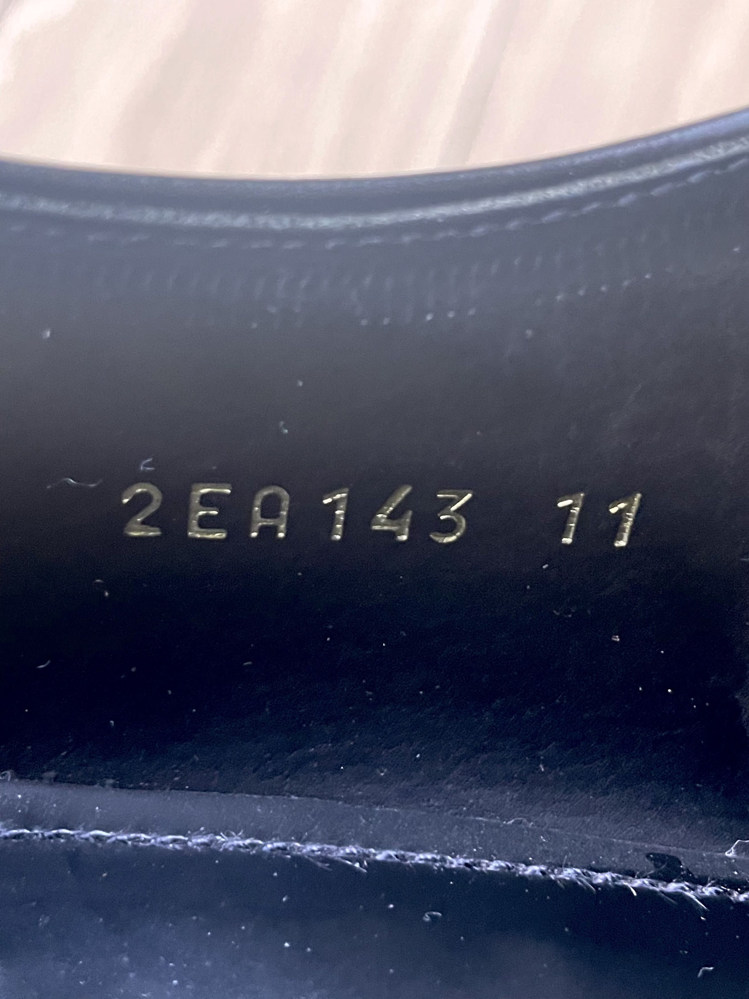 Prada PRADA SPAZZOLATO LEATHER FULL BROGUE WING TIP DERBY SHOES Size US 12 / EU 45 - 14 Thumbnail