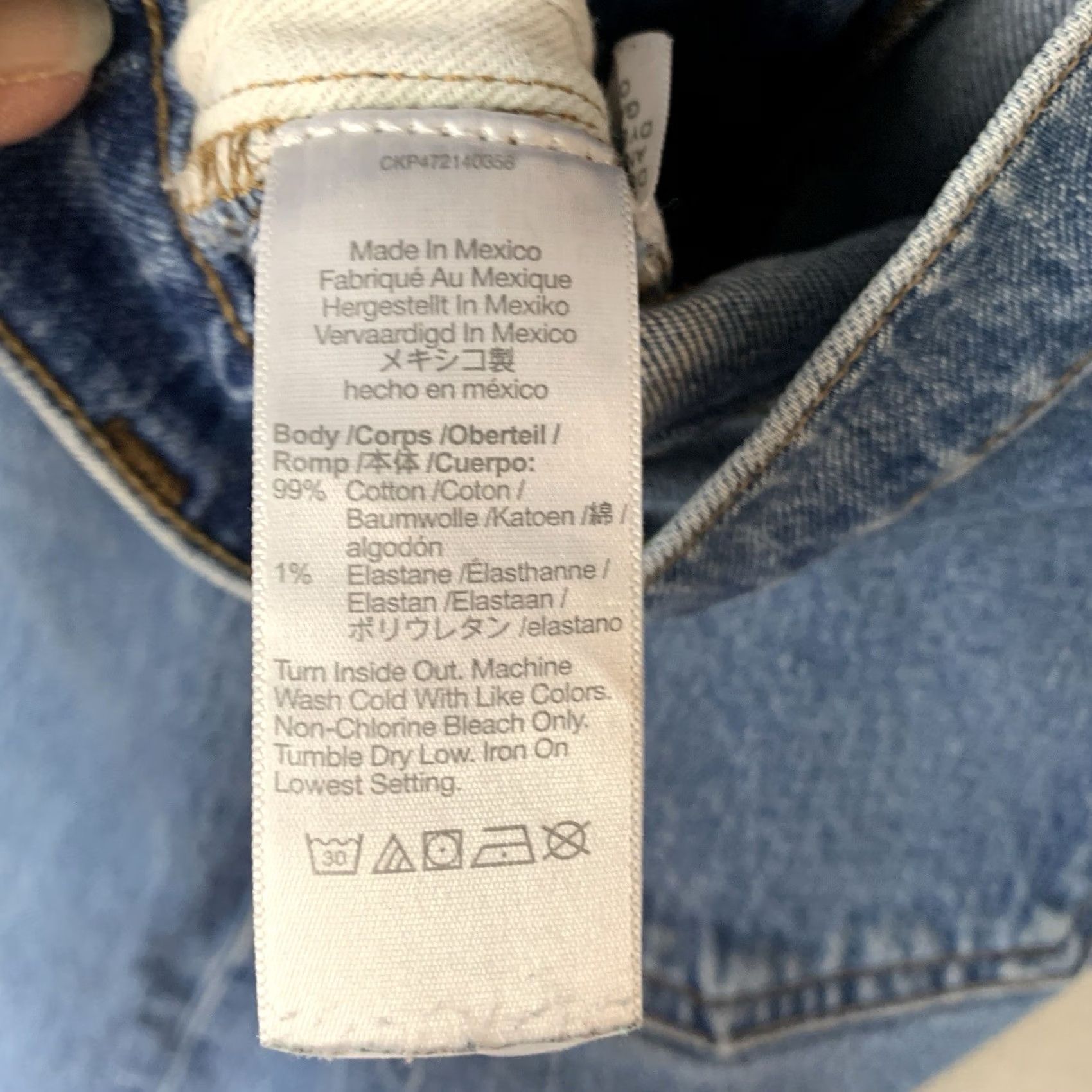 Madewell Madewell Jeans Men 32x30 Blue Slim Distressed Stretch 5-Pocket Denim Regular Slim Mens Jeans Size US 32 / EU 48 - 5 Thumbnail