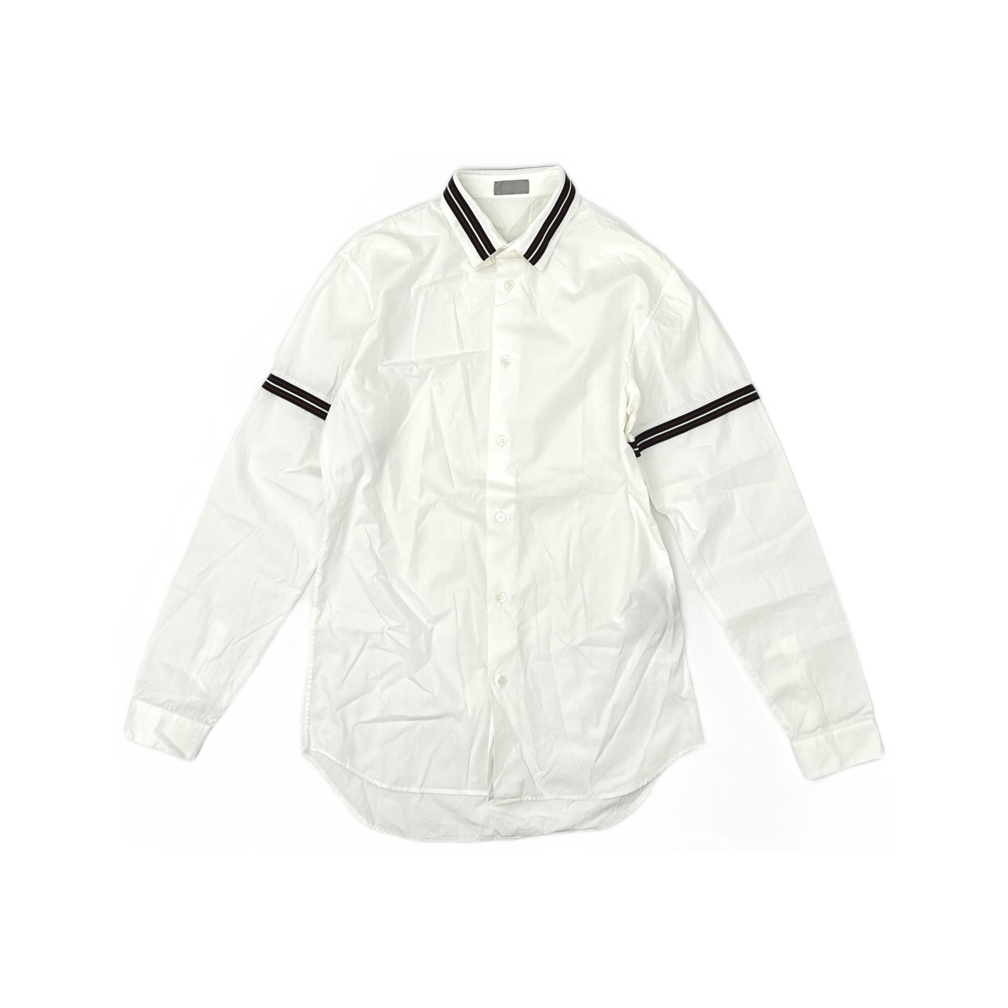 Dior Dior Striped Cotton Button Up Shirt Size S Size US S / EU 44-46 / 1 - 1 Thumbnail