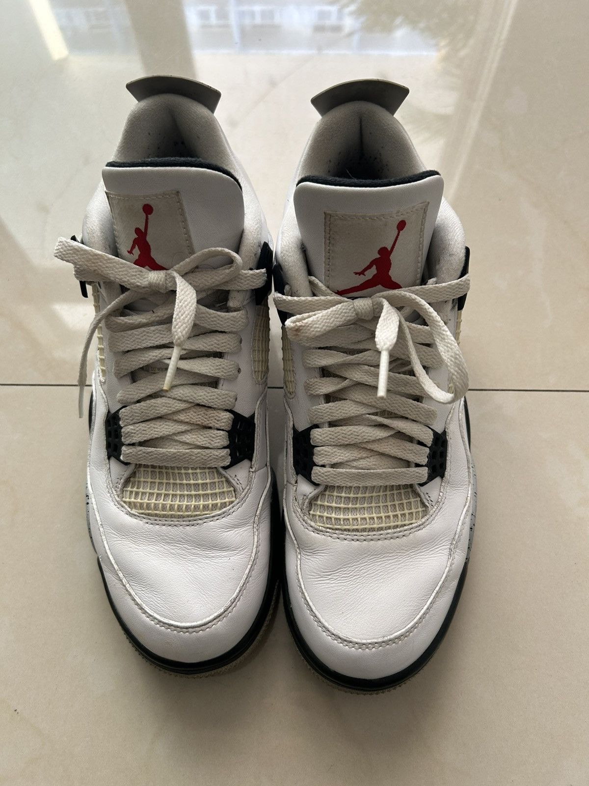 Jordan Brand Jordan 4 White Cement Size US 9.5 / EU 42-43 - 4 Thumbnail