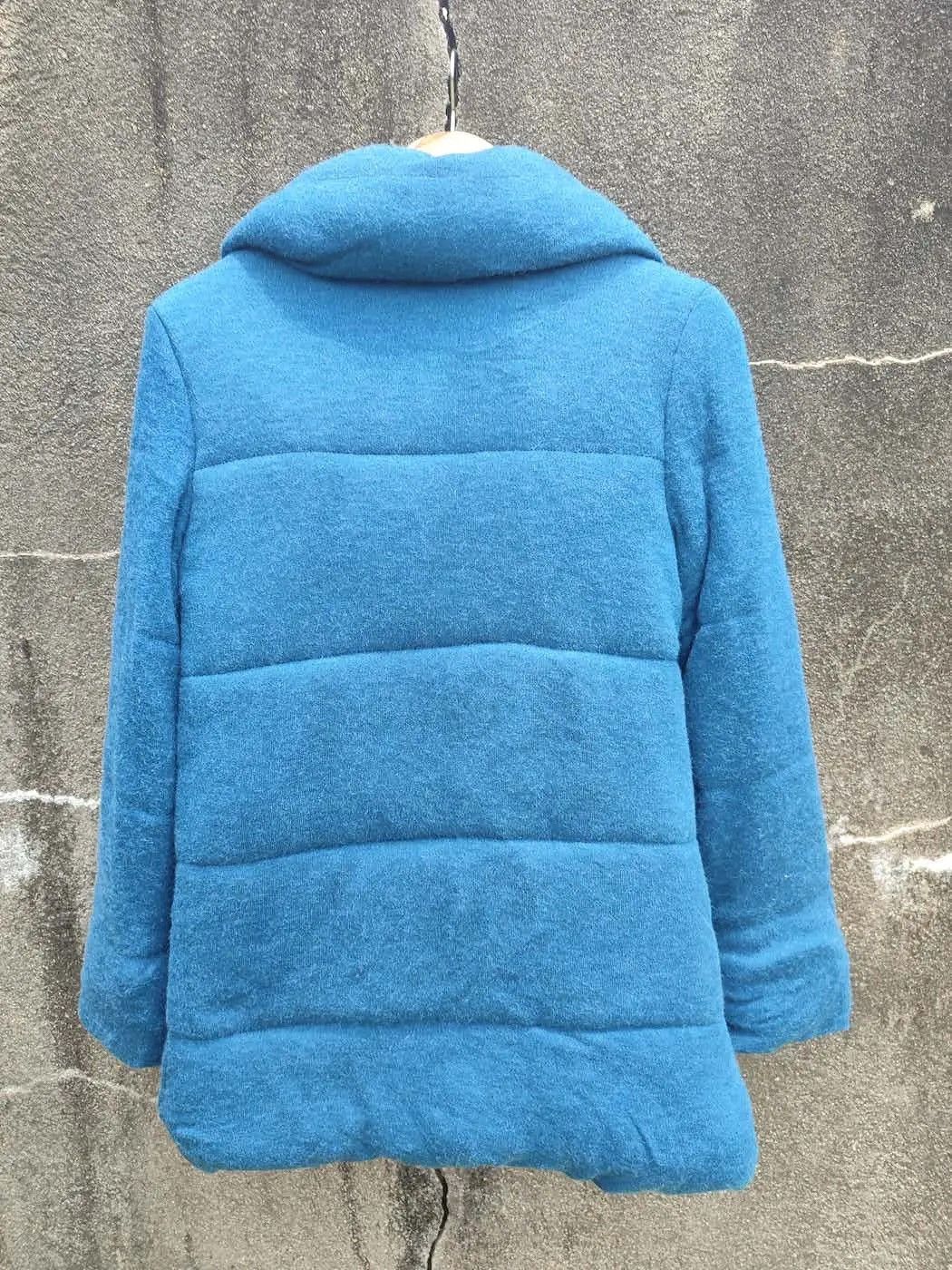 Designer × Japanese Brand Cecil McBee Blue Puffer Wool Jacket - Women’s M Size M / US 6-8 / IT 42-44 - 5 Thumbnail