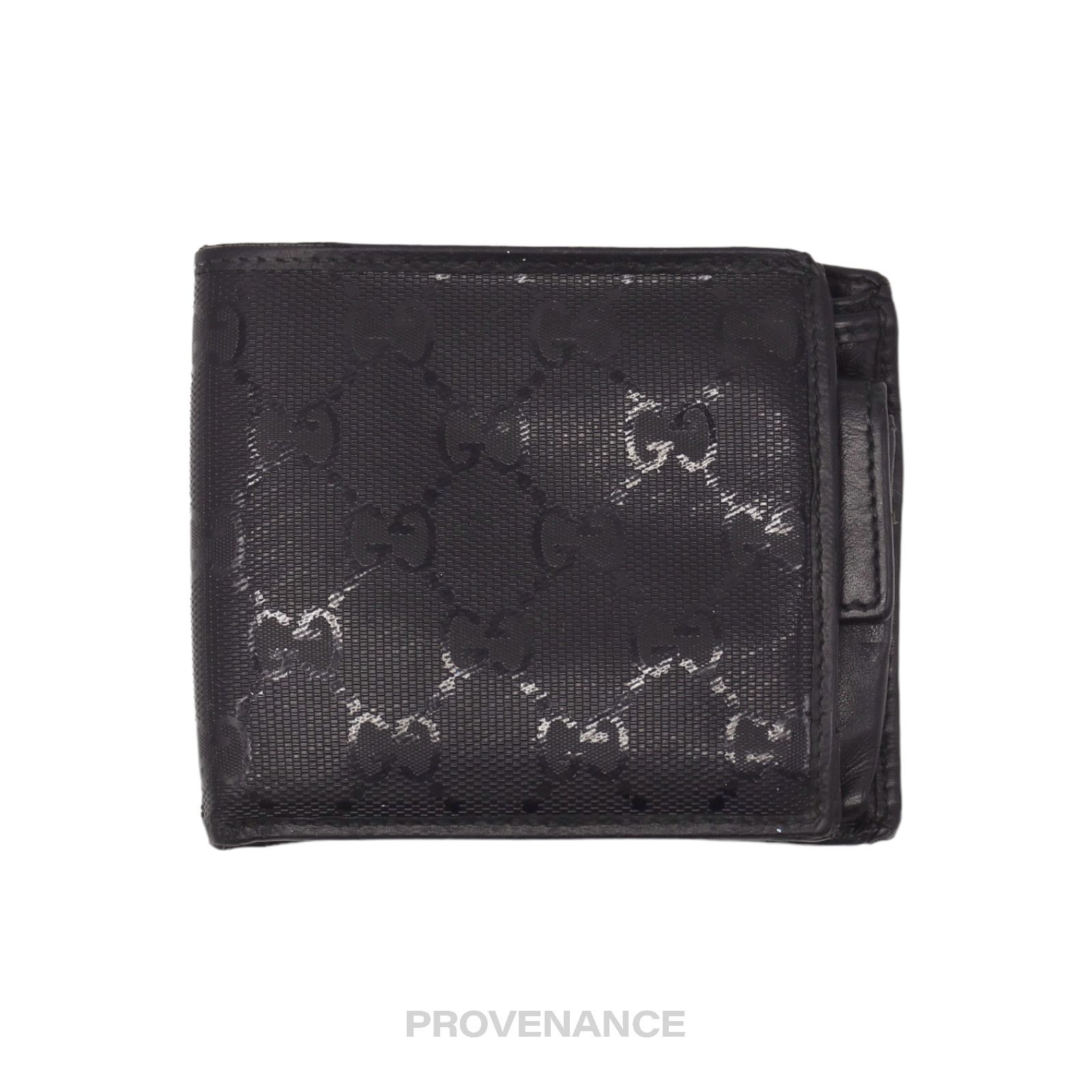 image of Gucci GG Supreme Bifold Wallet - Black, Women's