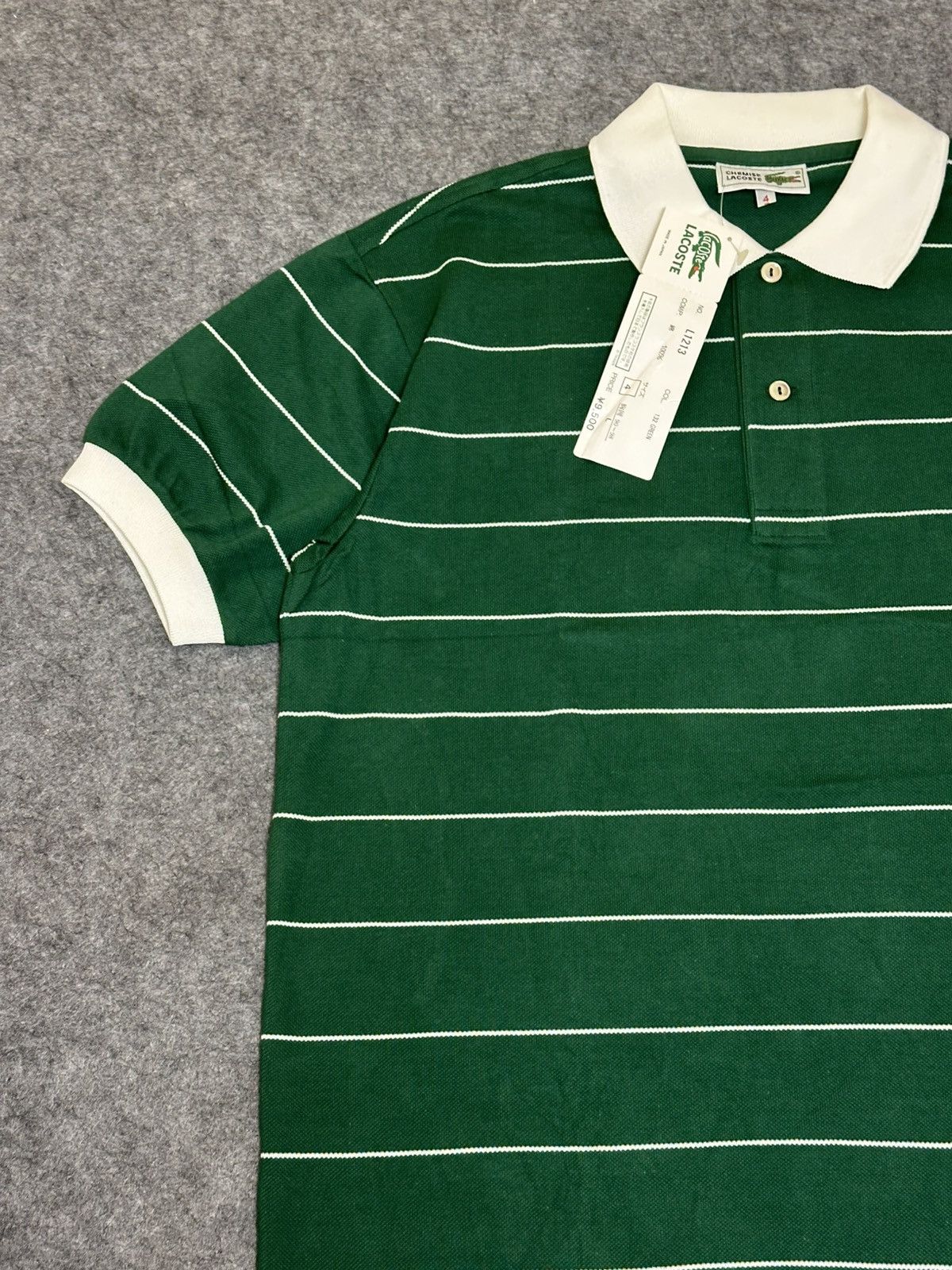 Lacoste Lacoste striped Ultra Dry stretch polo shirt. Size US L / EU 52-54 / 3 - 4 Thumbnail