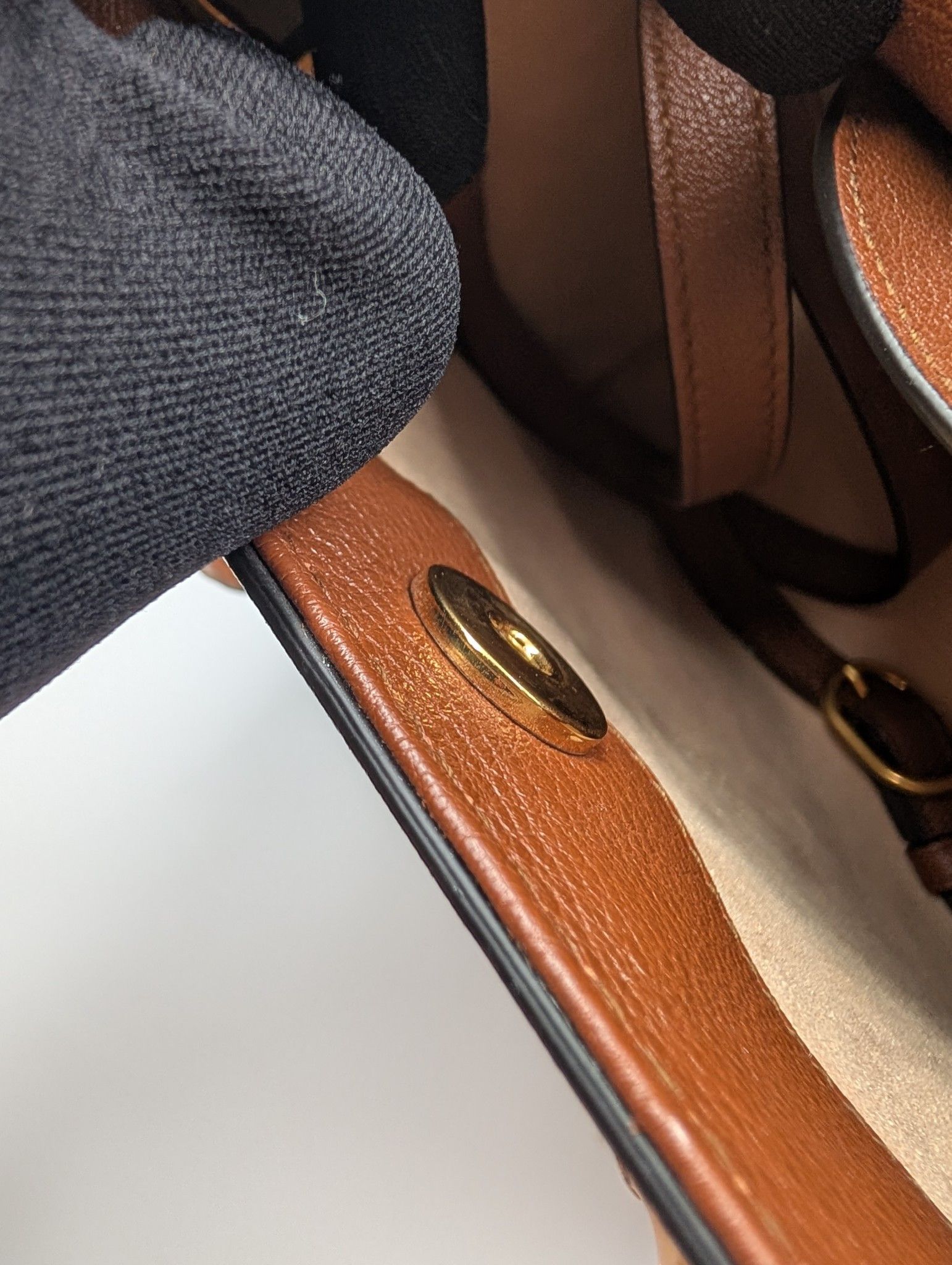 Gucci Brown Diana Tote Bag With Bamboo Handle Size ONE SIZE - 11 Thumbnail