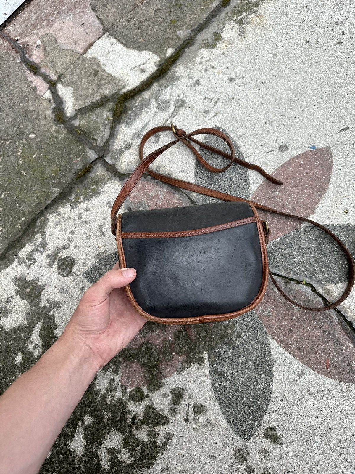 Timberland × Vintage Timberland Made In USA Vintage Classic Leather Mini Bag Size ONE SIZE - 9 Thumbnail