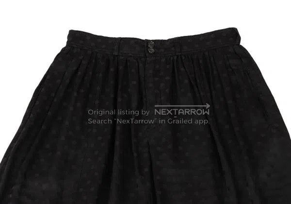Comme des Garcons Comme des Garcons size M Black Retro Polka Dot Design Hare Size 23" - 4 Thumbnail