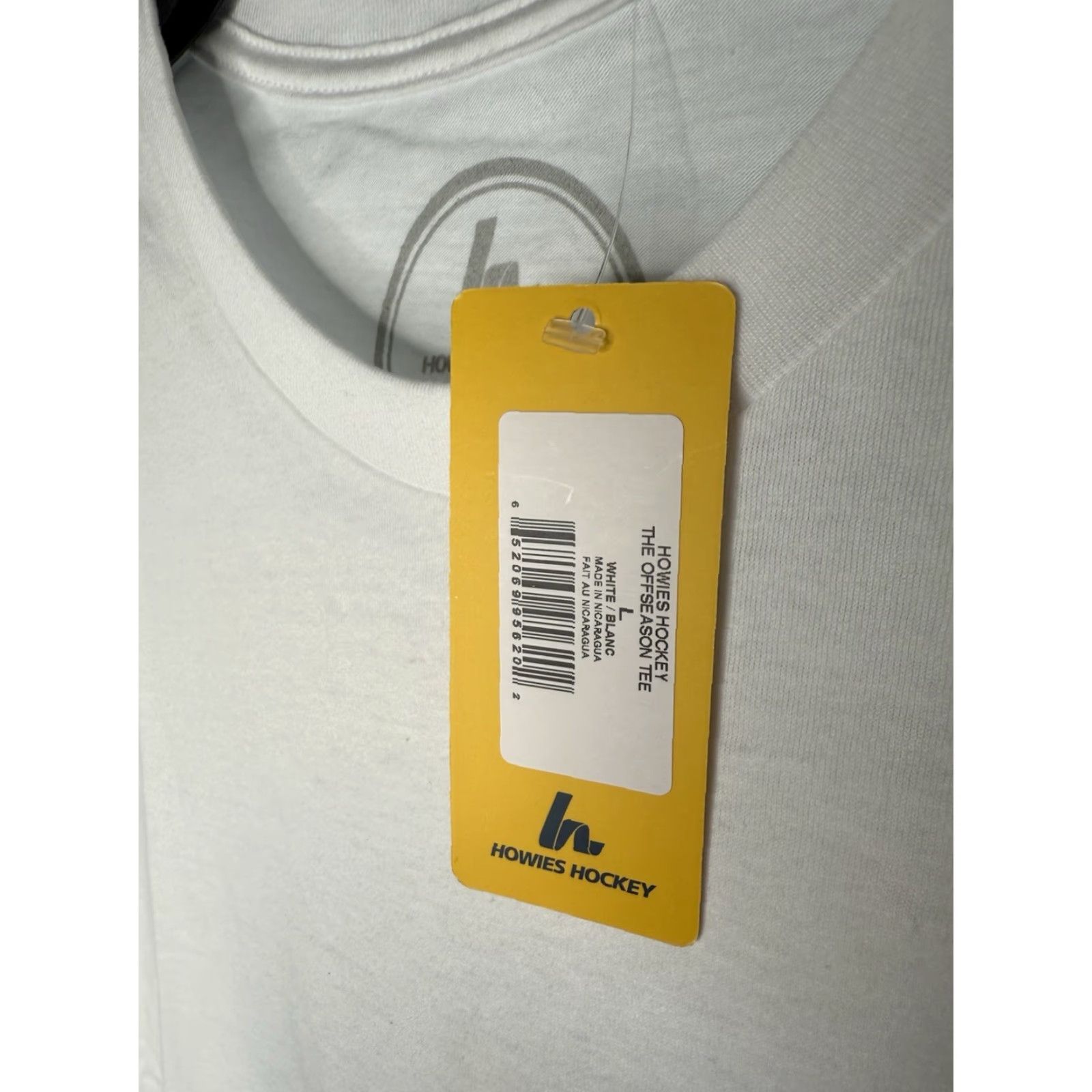 Vintage Howies T-Shirt Mens Large Graphic Logo White Blue Yellow Crew Neck Short Sleeve T-Shirt Size US L / EU 52-54 / 3 - 3 Thumbnail