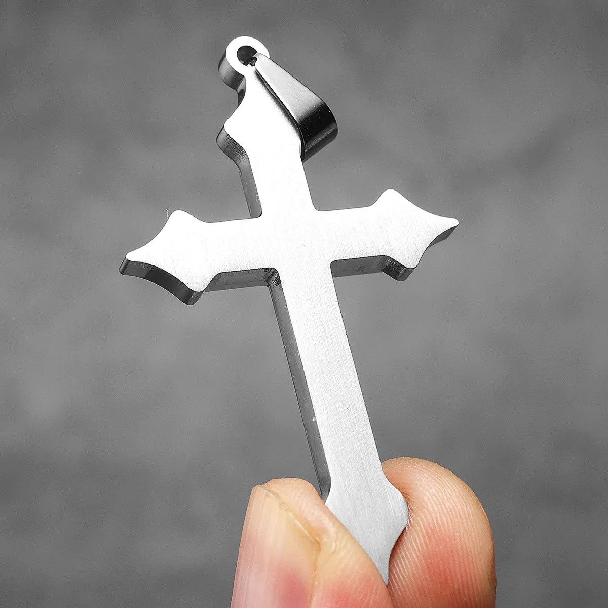 Other Double Layer Cross Pendant Accessories Necklace Gifts Size ONE SIZE - 4 Thumbnail