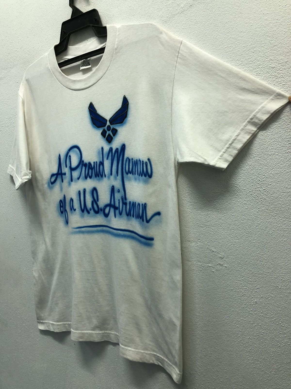 Vintage Vintage Pro Club A Proud Mamaw Of A U.S. Airman T-Shirt Size US L / EU 52-54 / 3 - 5 Thumbnail