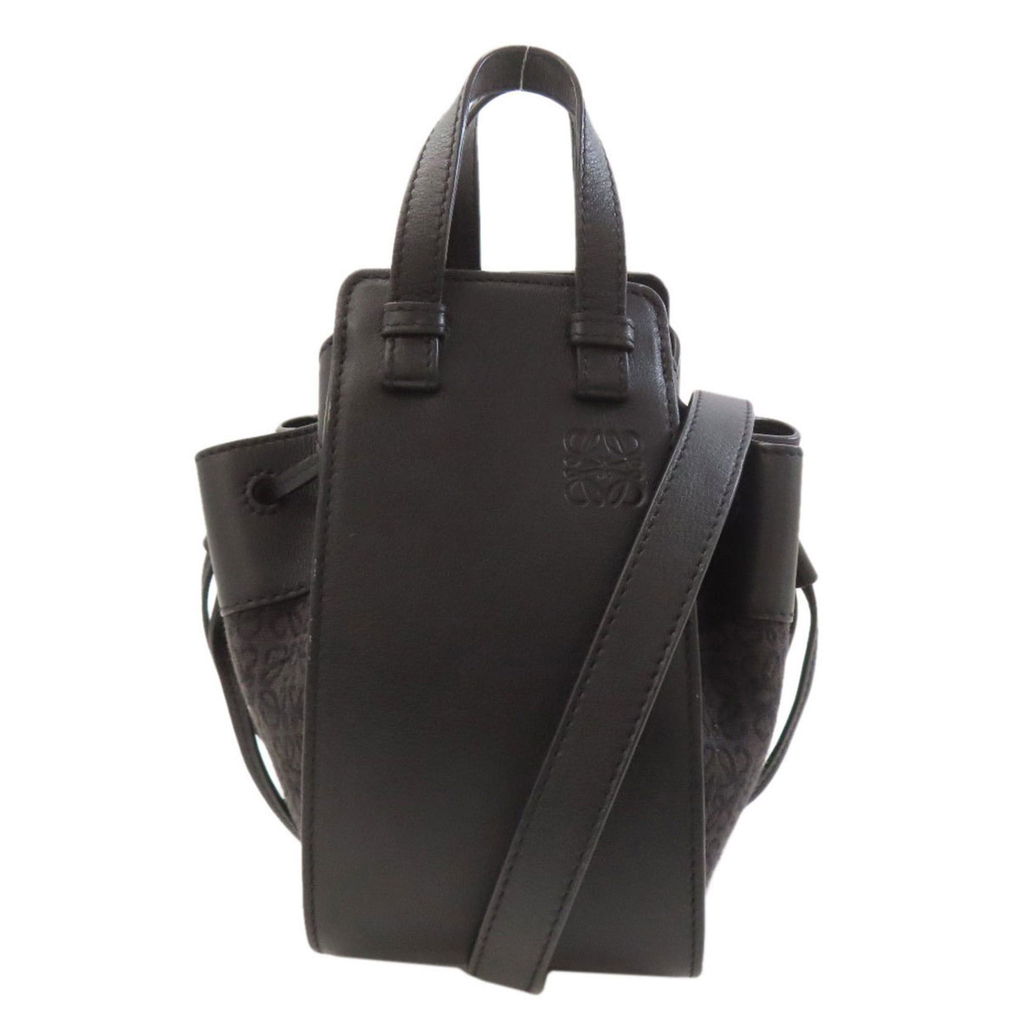 Loewe LOEWE Hammock Mini 2-Way Handbag in Calfskin/Canvas for Women Size ONE SIZE - 1 Thumbnail