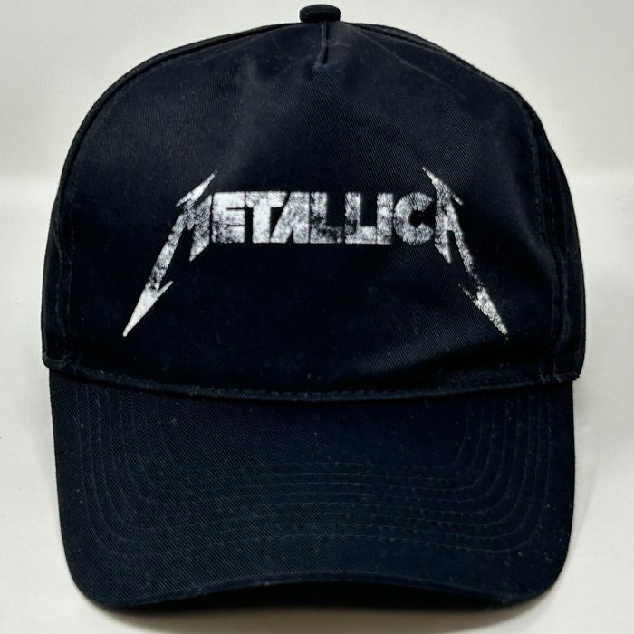 Otto Metallica Death Magnetic Snapback Hat Heavy Metal Black Cap | Grailed