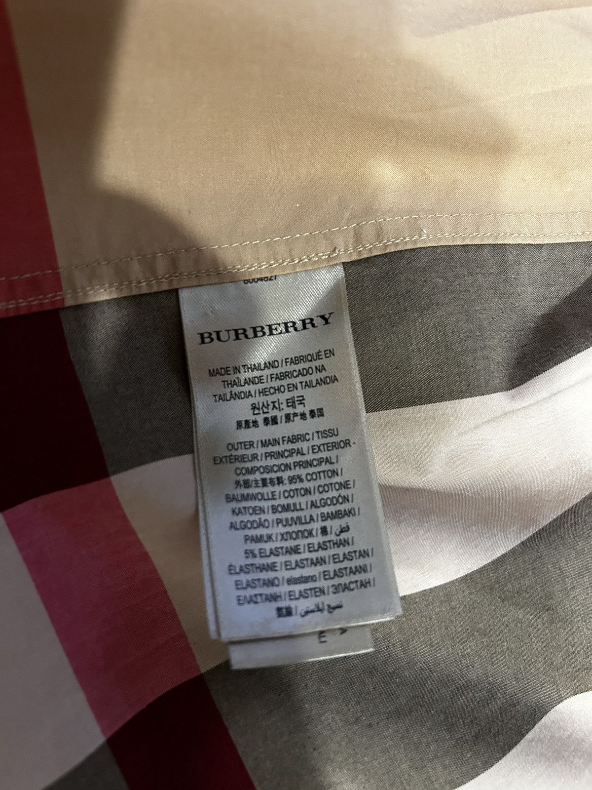Burberry Burberry Check Long Sleeve Button Shirt Size US S / EU 44-46 / 1 - 5 Thumbnail