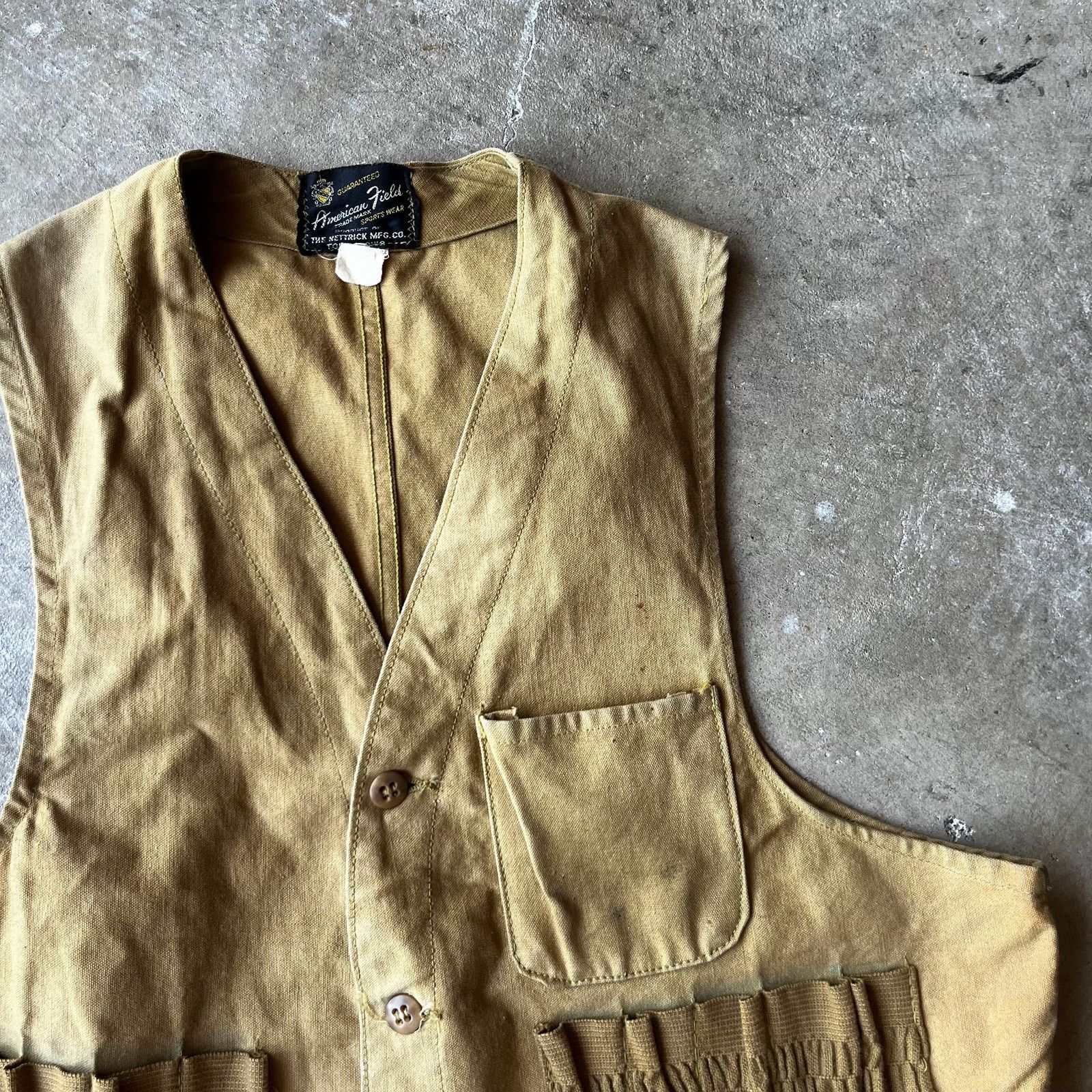 Vintage Rare Vintage 1950s Hettrick Co. Half Moon Hunting Vest M Size US M / EU 48-50 / 2 - 5 Thumbnail