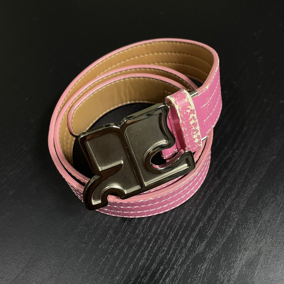 Courreges Vintage Courreges Big Logo Buckle Belt Size ONE SIZE - 1 Thumbnail
